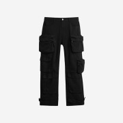 Zara Utility Pocket Pants Black