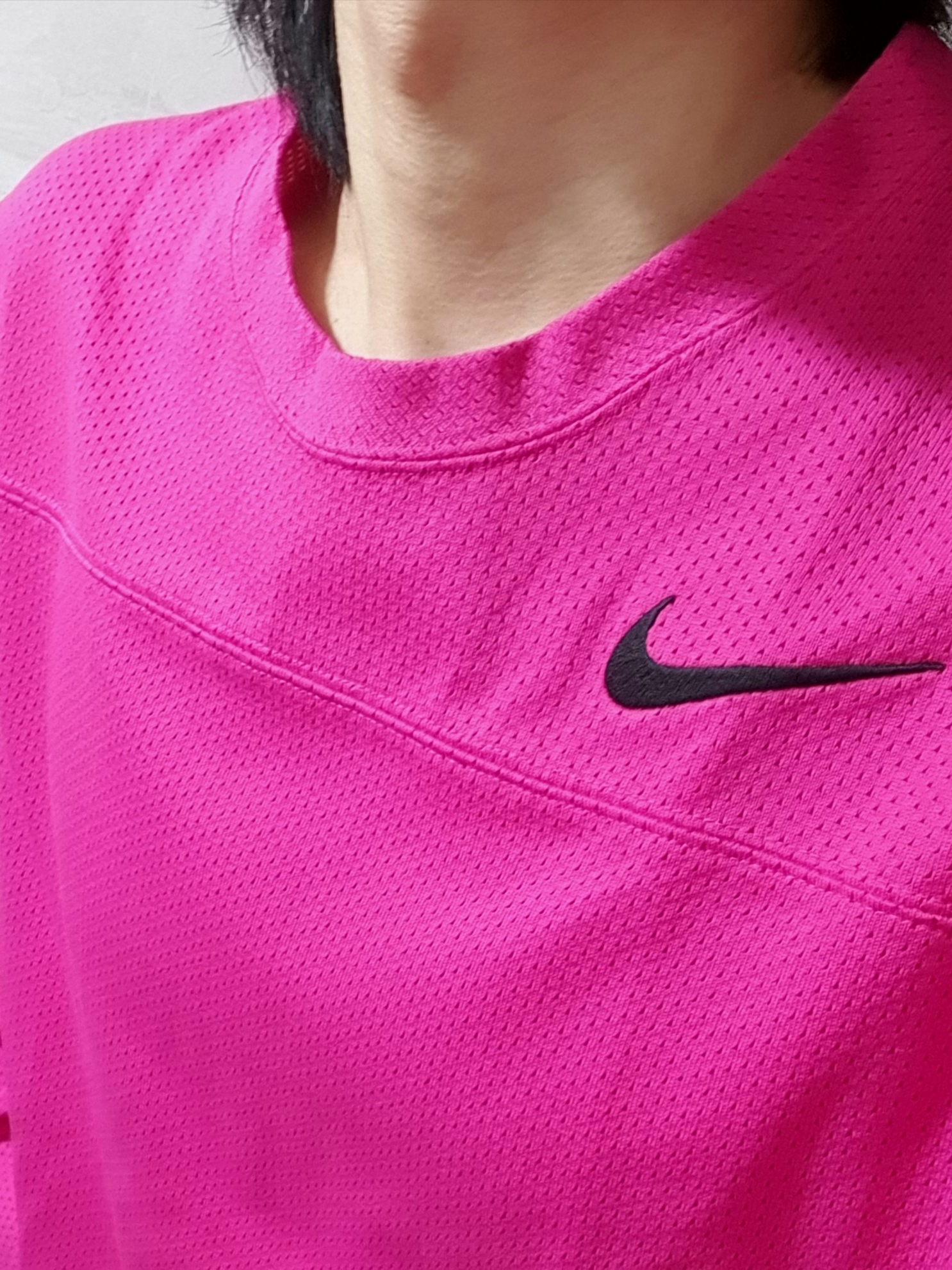 Nike x Stussy Long Sleeve Top Fireberry (FJ9164-615), Nike Air Max 2 Strong Black White 착용 스타일 - 2