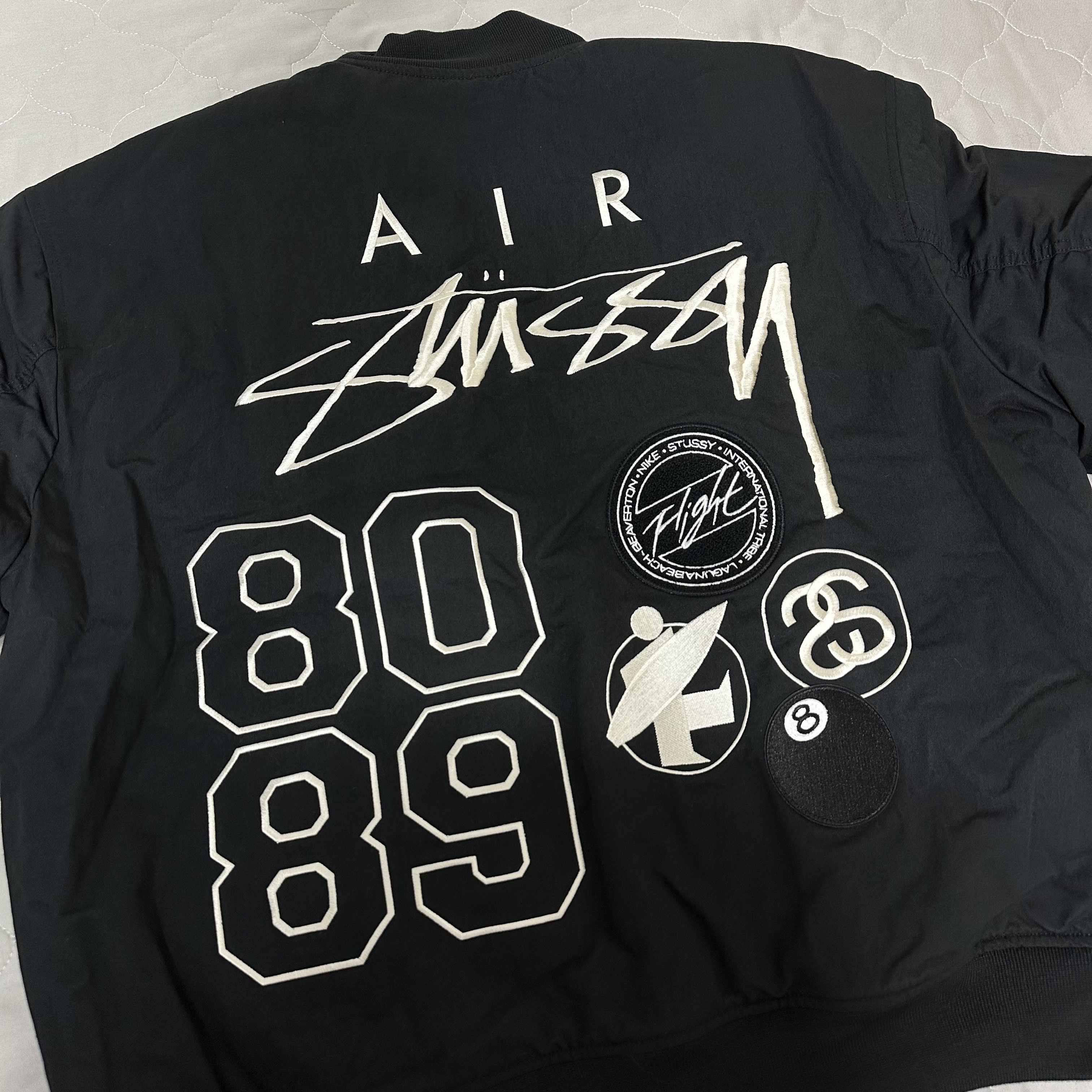 Nike x Stussy Reversible Jacket Black (FJ9153-010) 착용 스타일 - 4