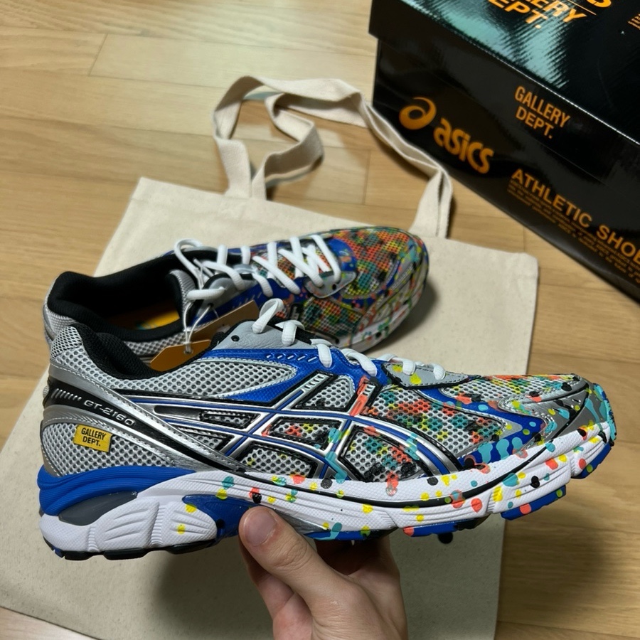 Asics x Gallery Dept. GT-2160 White Pure Silver 착용 스타일 - 1