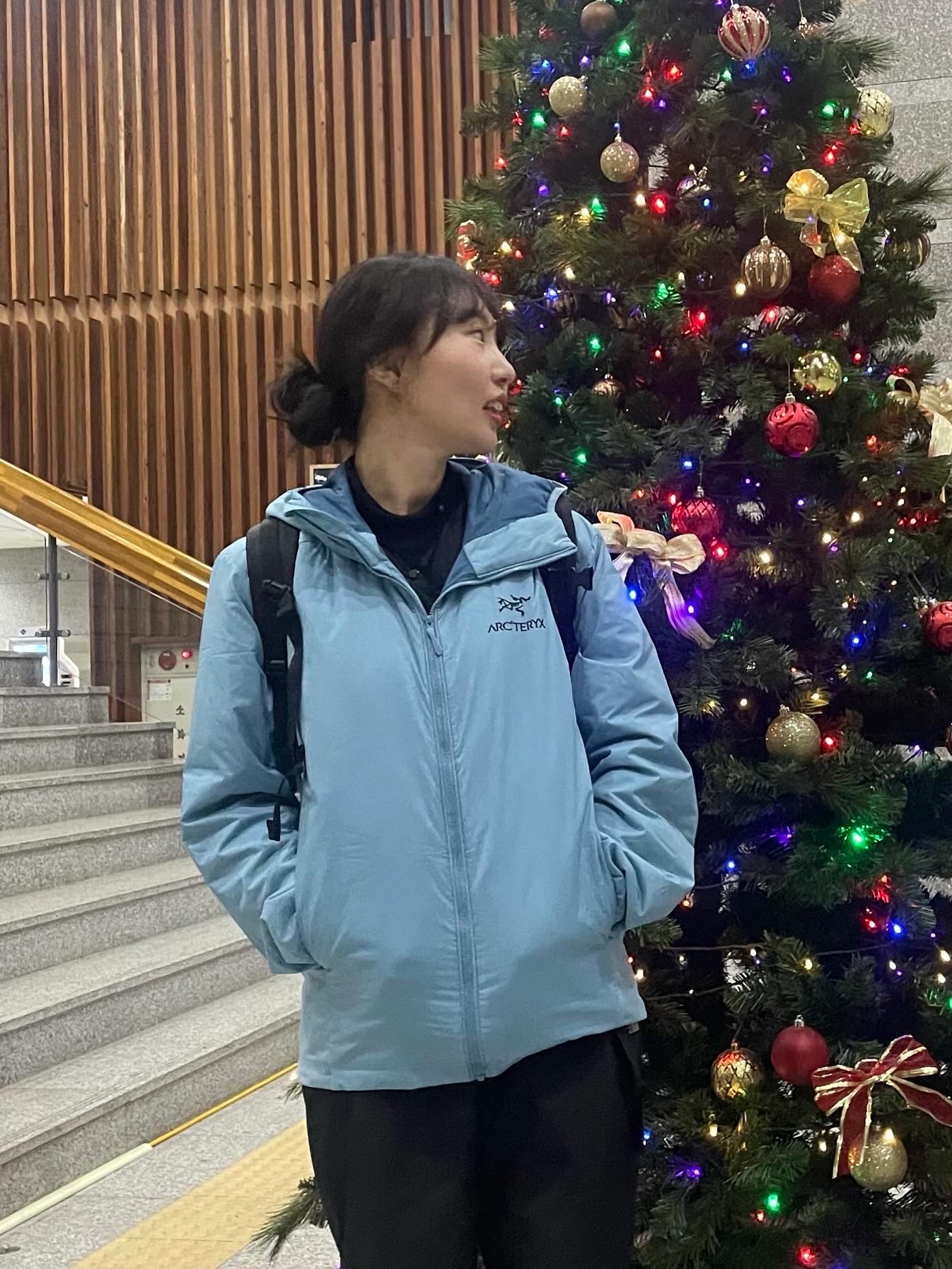 Arc'teryx Atom LT Hoody Solace 착용 스타일 - 2