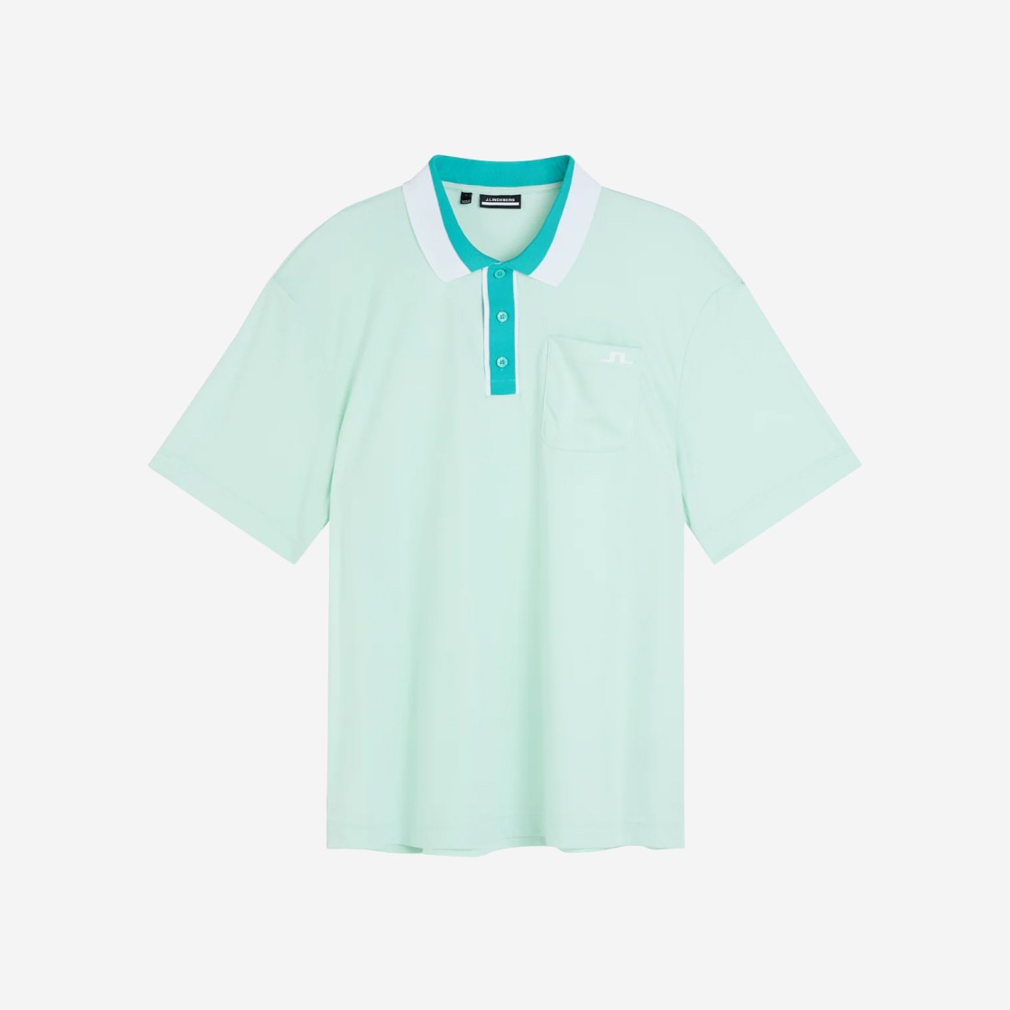 J.Lindeberg Sal Relaxed Polo Honeydew Melange 상세 이미지 1