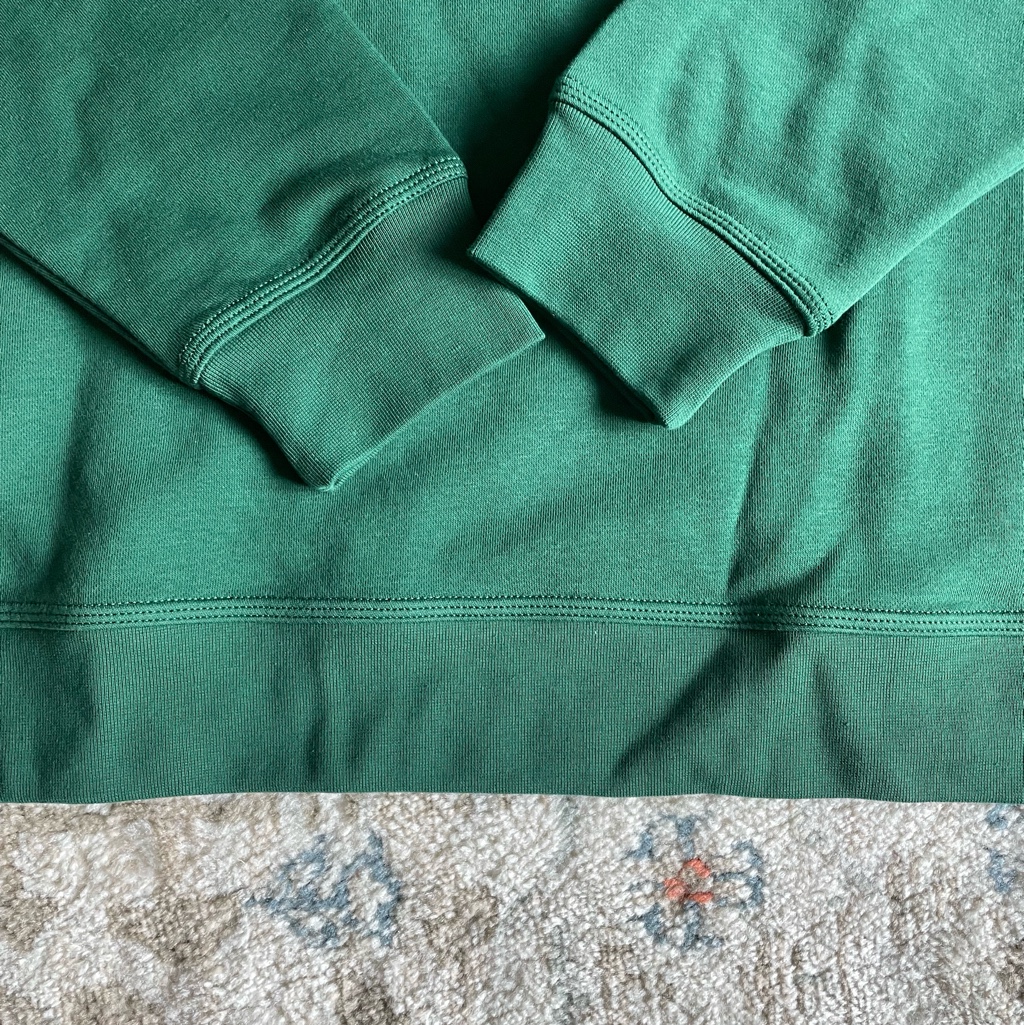 Nike Club Fleece Crew Gorge Green - Asia 착용 스타일 - 3