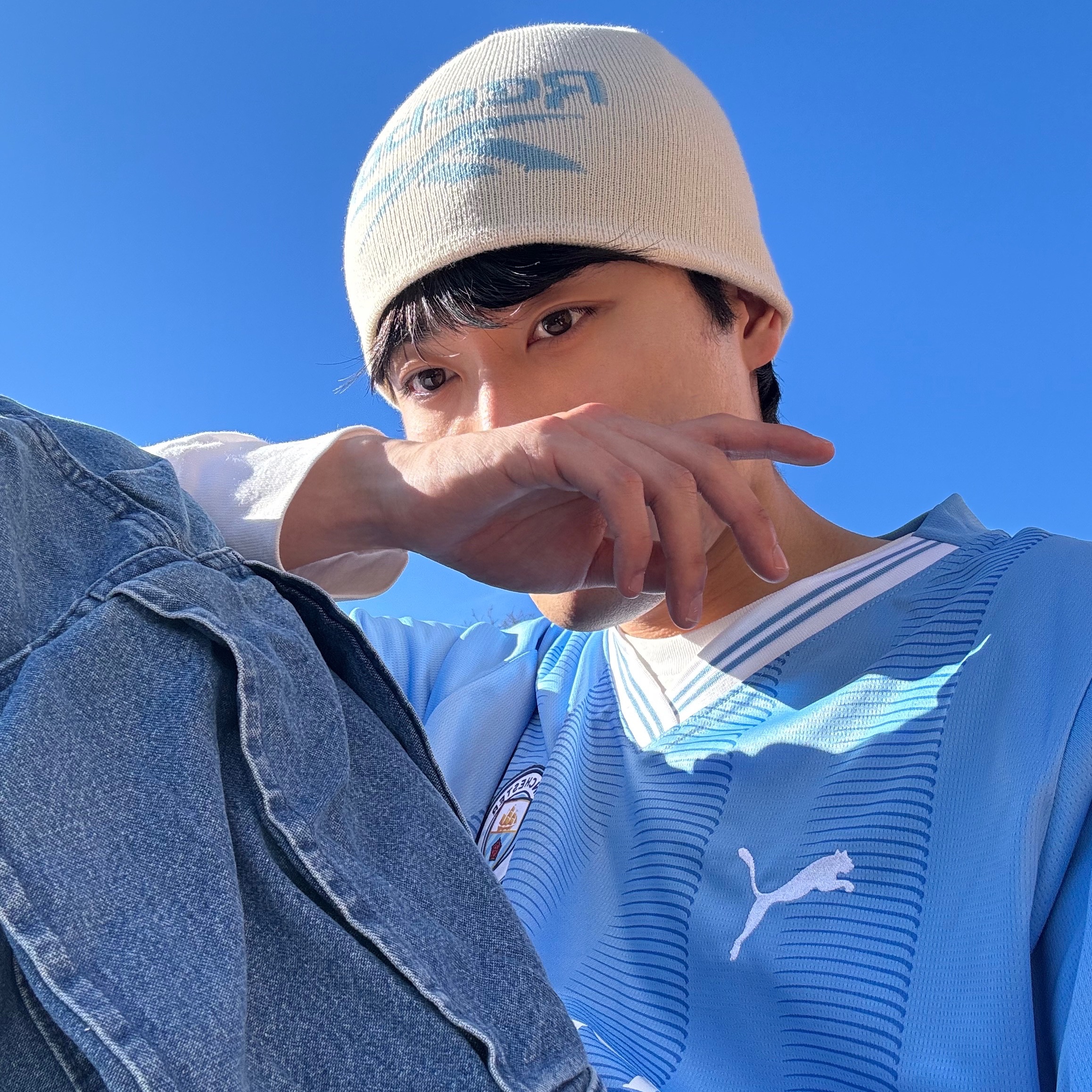 Puma Manchester City 2023/24 Home Jersey Team Light Blue (Non Marking Ver.) 착용 스타일