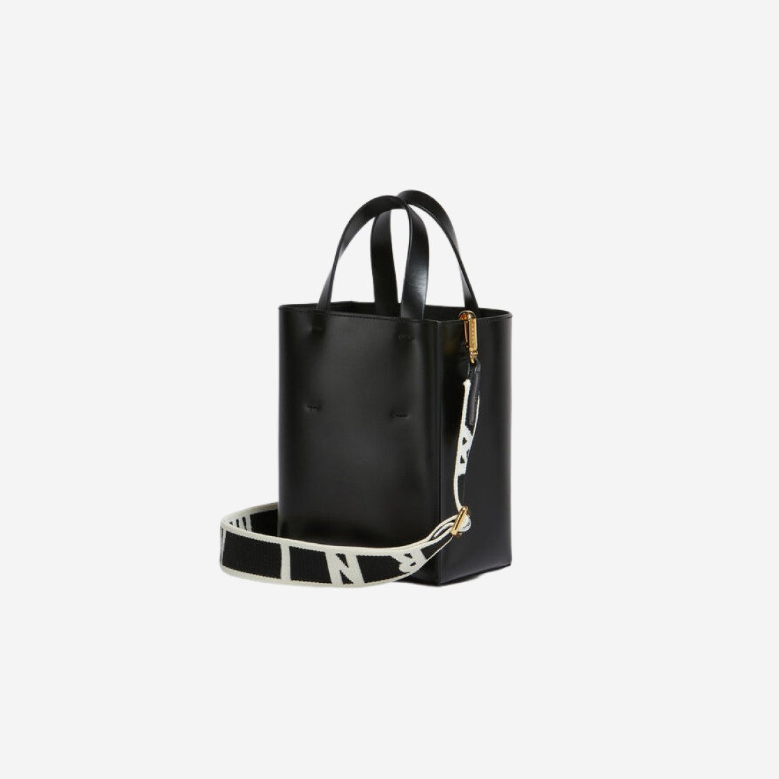 Marni Museo Mini Bag in Leather Black 상세 이미지 3