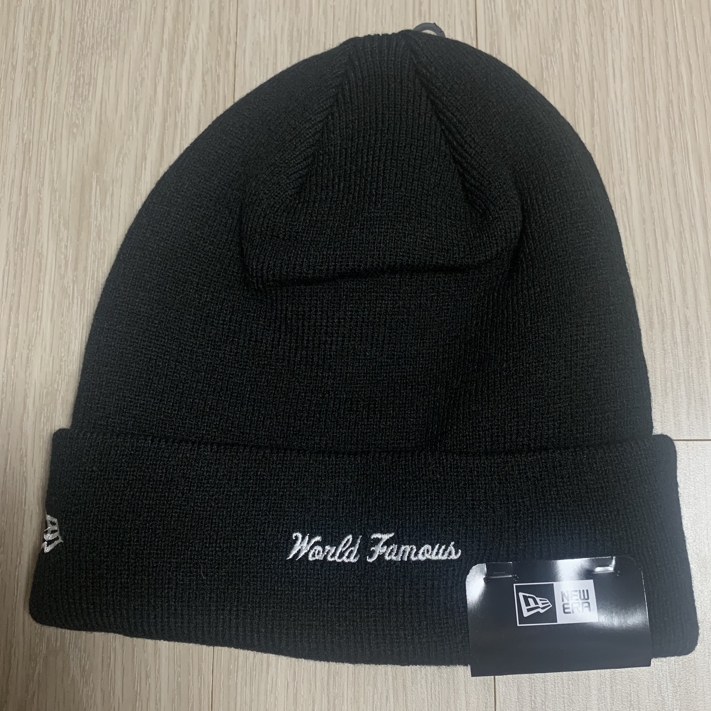 Supreme New Era Box Logo Beanie Black - 23FW 착용 스타일 - 3