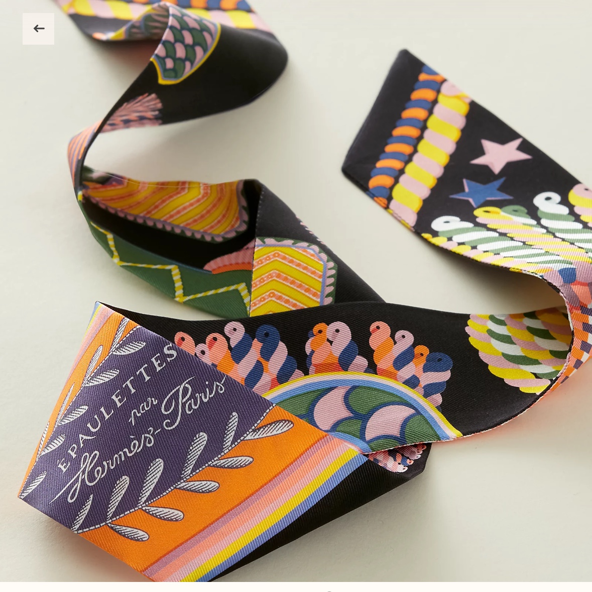 (W) Hermes Epaulettes De Gala Twilly Cabin Vert Jaune Vif 착용 스타일