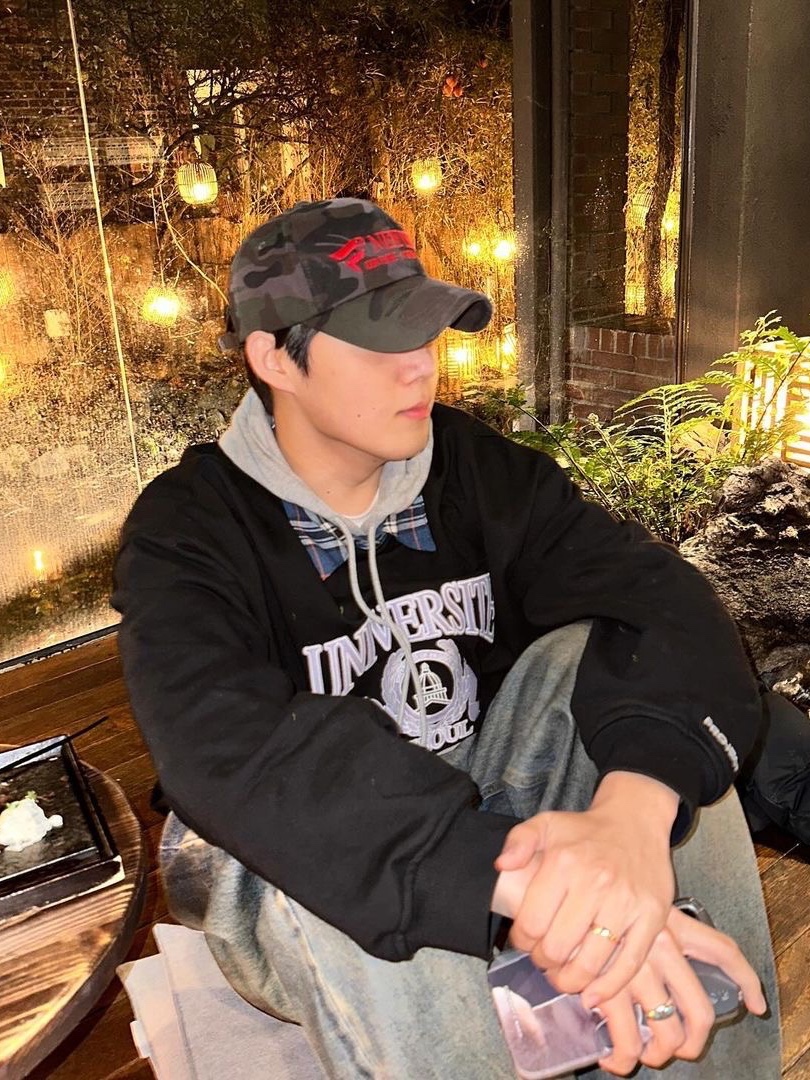 Etce New Vision Camo Cap Night Jungle 착용 스타일 - 1