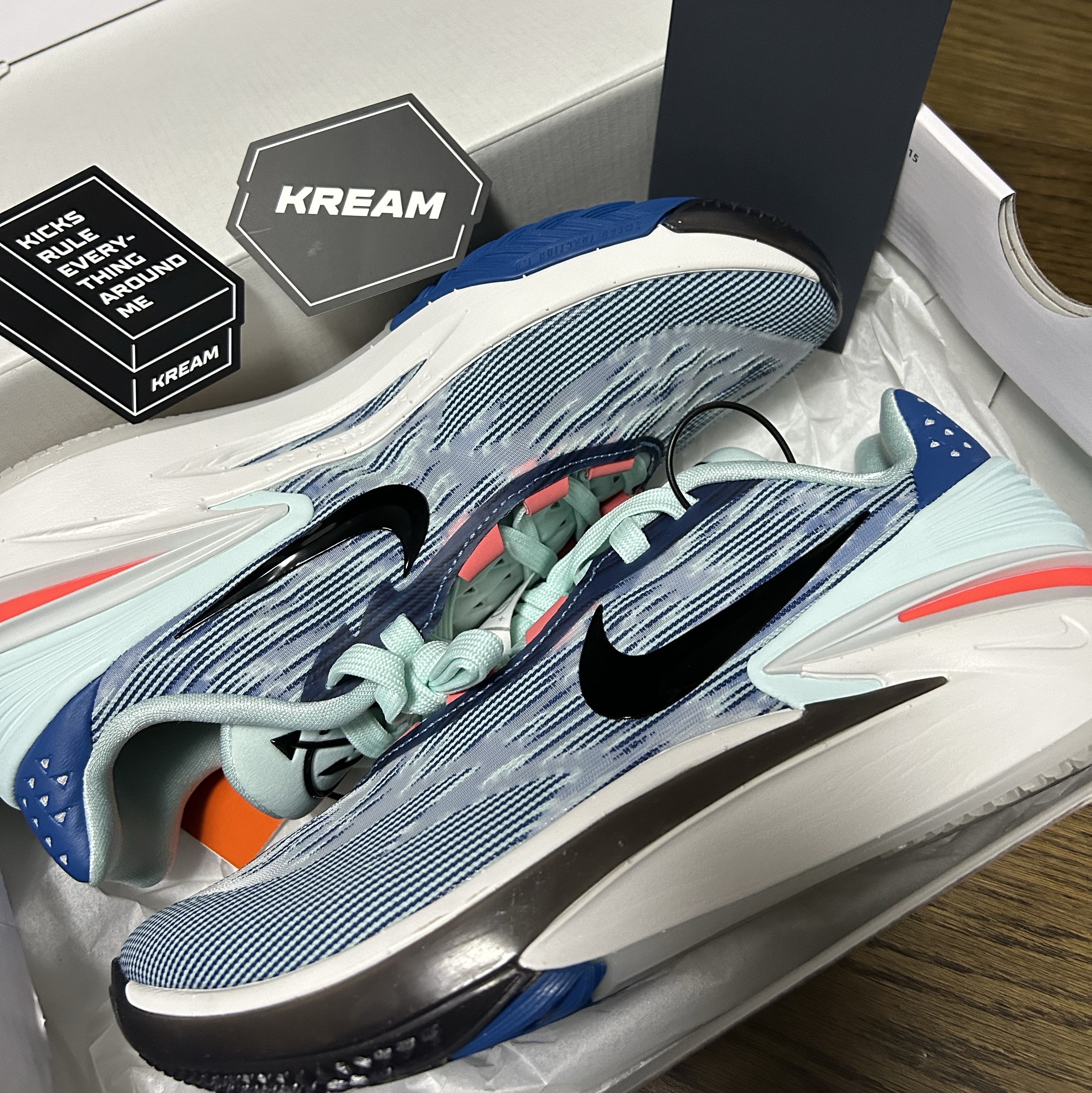 Nike Air Zoom GT Cut 2 EP Industrial Blue 착용 스타일