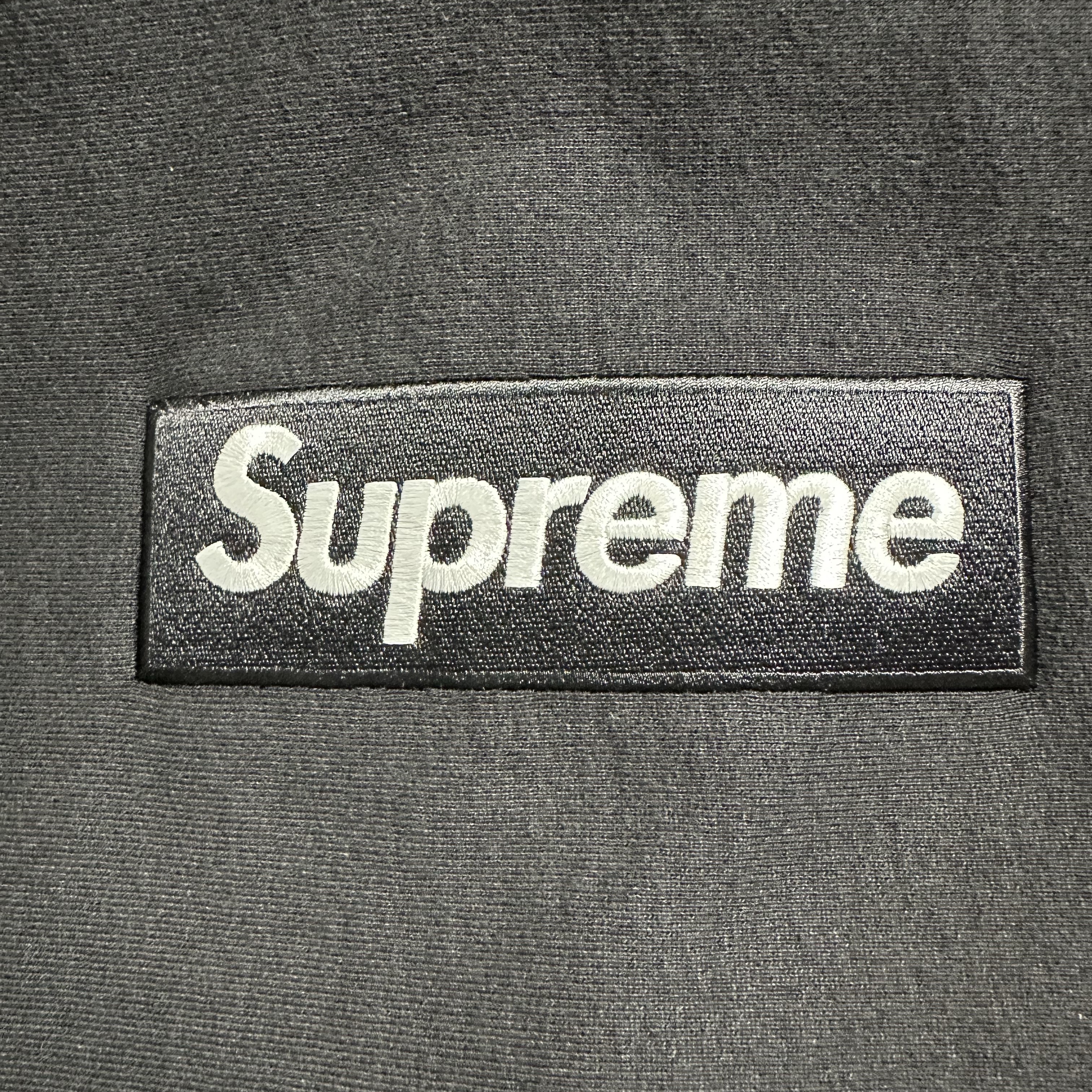 Supreme Box Logo Hooded Sweatshirt Black - 23FW 착용 스타일 - 2
