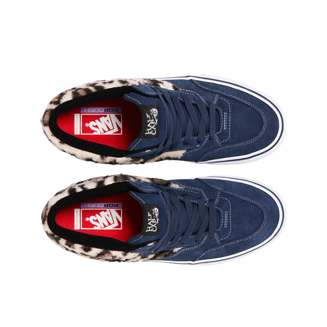 반스 x 슈프림 레오파드 하프 캡 네이비(Vans x Supreme Leopard Half Cab Navy) - 2