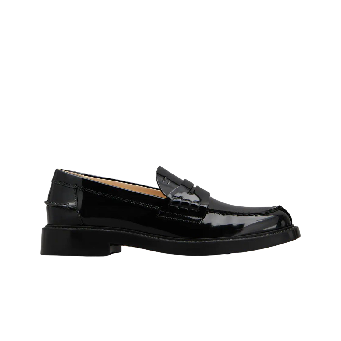 XXW59C0DD40MRKB999 (W) Tod's Leather Loafers Black - 대표 이미지 #1