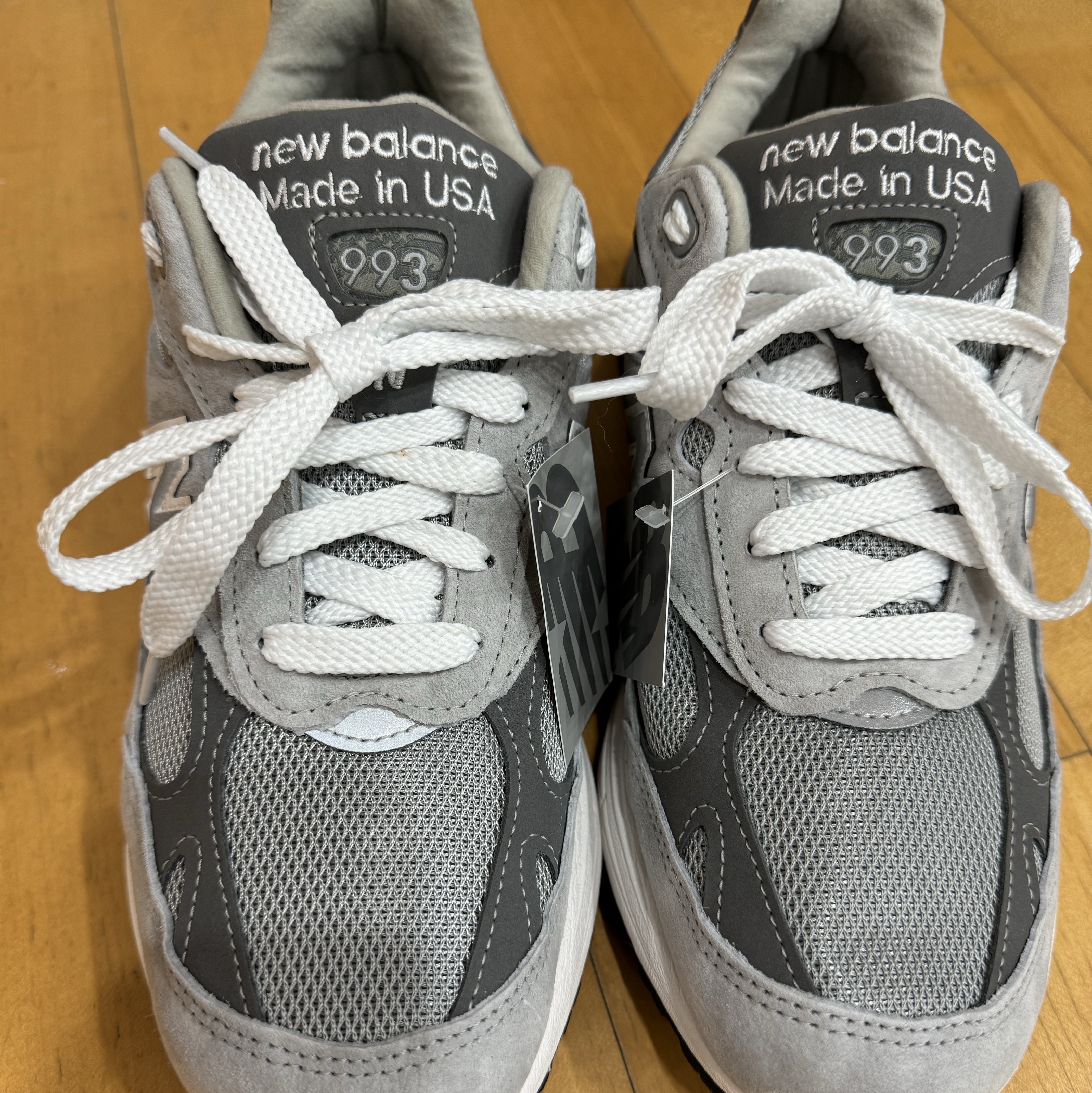 New Balance 993 Made in USA Grey - D Standard 착용 스타일