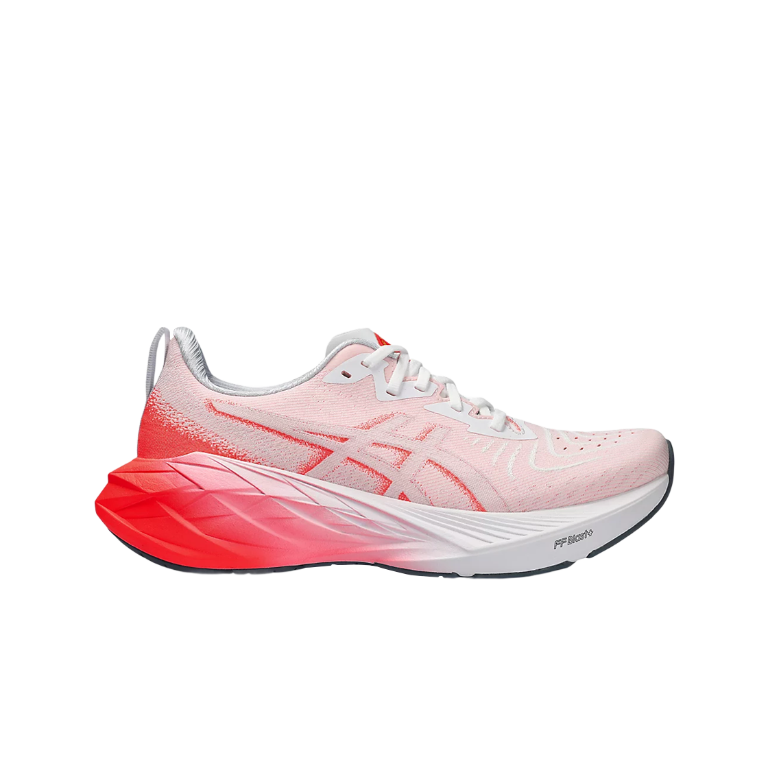 (W) Asics Novablast 4 White Sunrise Red 상세 이미지 1