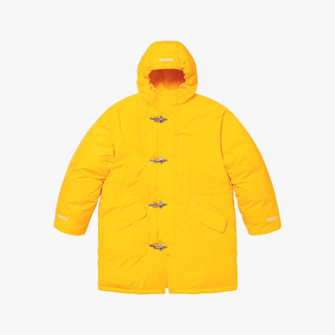 Supreme Gore-Tex 700-Fill Down Clip Parka Yellow - 23FW 상세 이미지 1