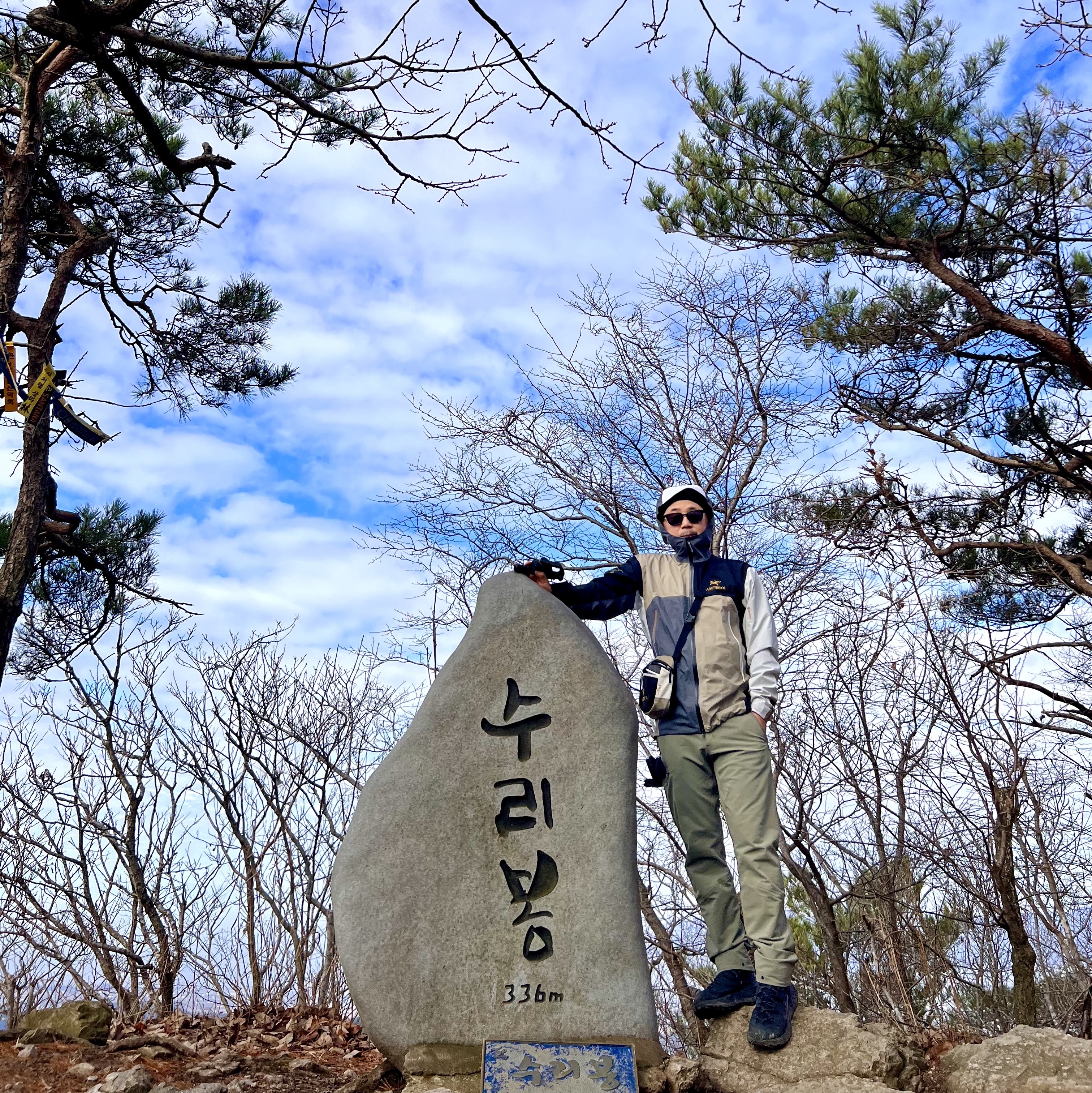 Arc'teryx x Beams Dimensions Beta Jacket Multi, Arc'teryx x Beams Dimensions Mantis 2 Waistpack Multi 착용 스타일