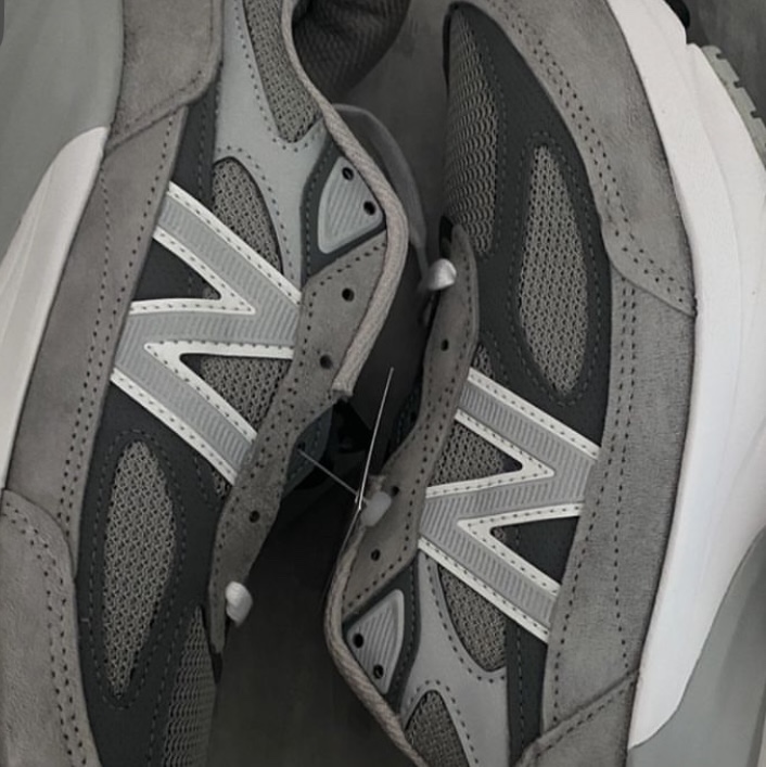 New Balance 990v6 Made in USA Grey - D Standard 착용 스타일