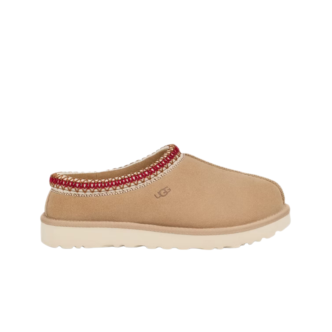 (W) 어그 타스만 슬리퍼 샌드 다크 체리((W) UGG Tasman Slipper Sand Dark Cherry)