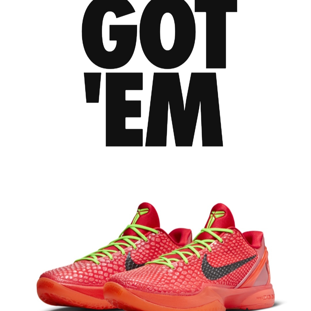 Nike Kobe 6 Protro Reverse 착용 스타일