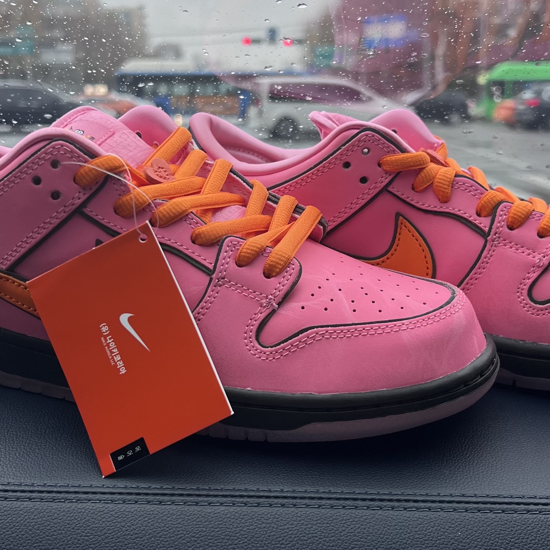 Nike x The Powerpuff Girls SB Dunk Low Pro QS Blossom 착용 스타일