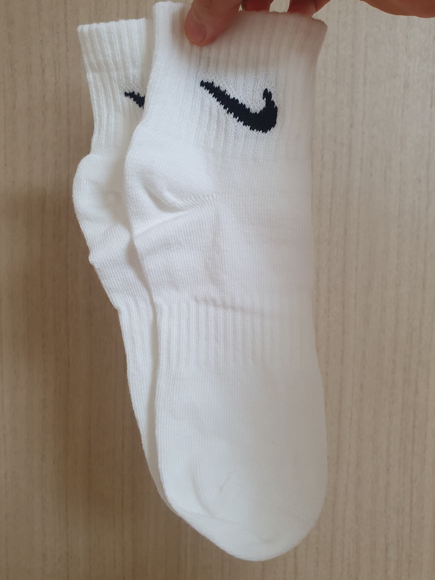 Nike Everyday Cushioned Training Ankle Socks White (6 Pack/Korean Ver.), Nike Everyday Cushioned Training Low Socks White (6 Pack/Korean Ver.) 착용 스타일