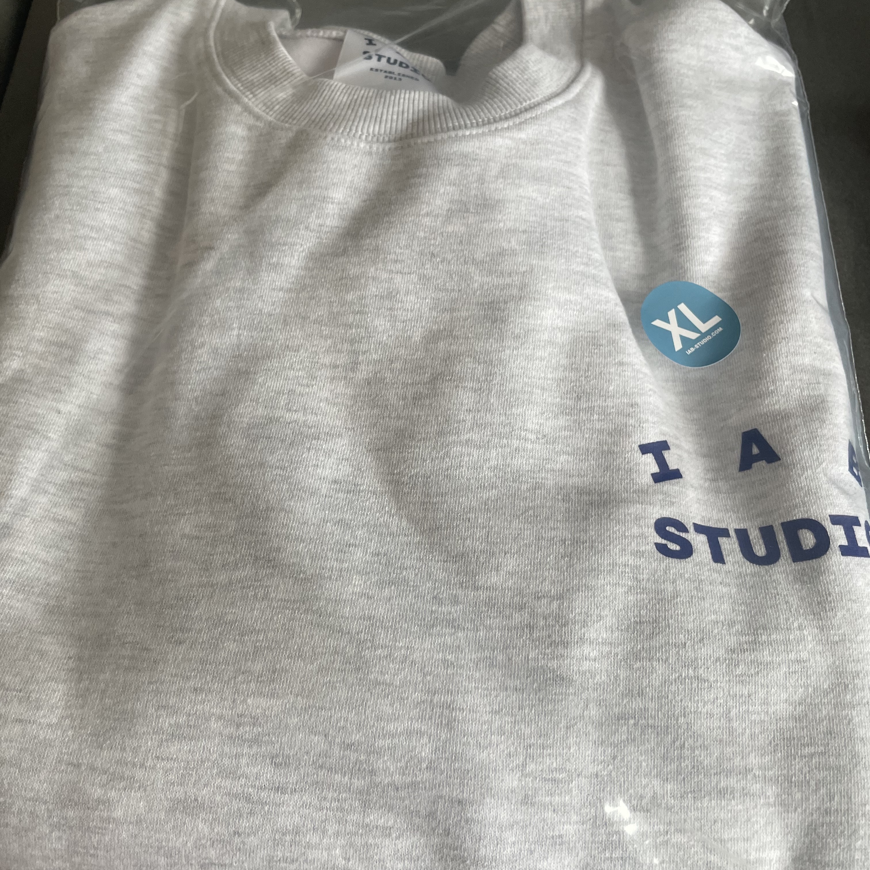 IAB Studio Sweatshirt Light Gray - 23FW 착용 스타일