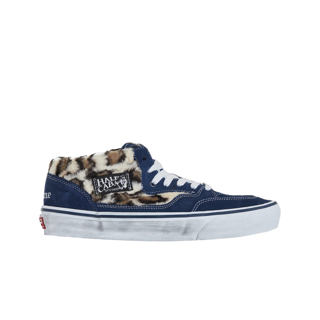 반스 x 슈프림 레오파드 하프 캡 네이비(Vans x Supreme Leopard Half Cab Navy) - 1