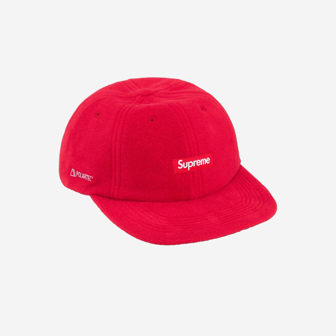 슈프림 폴라텍 스몰 박스 6-패널 레드 - 23FW | Supreme | KREAM