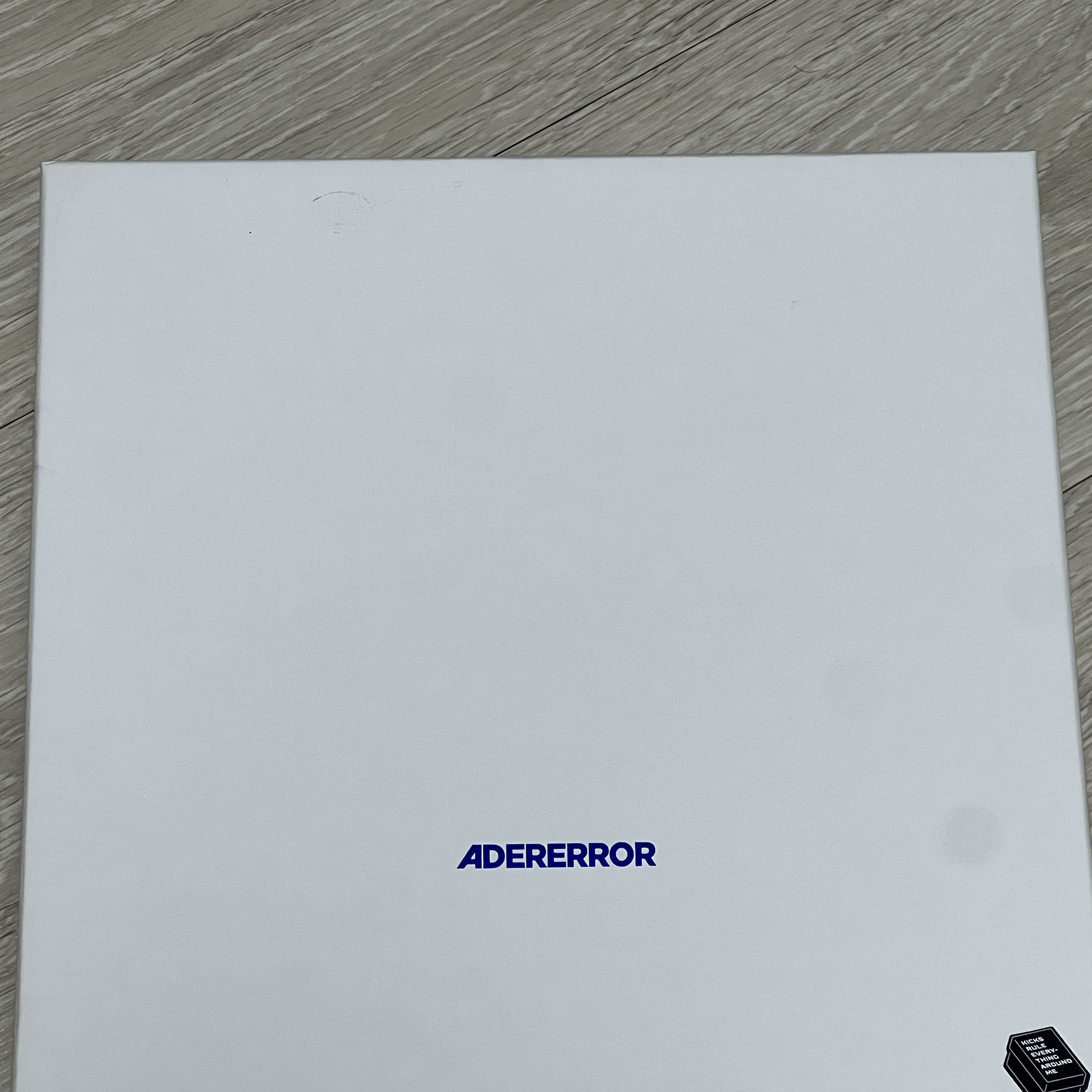 Ader Error Small Blue Bag Noir 착용 스타일