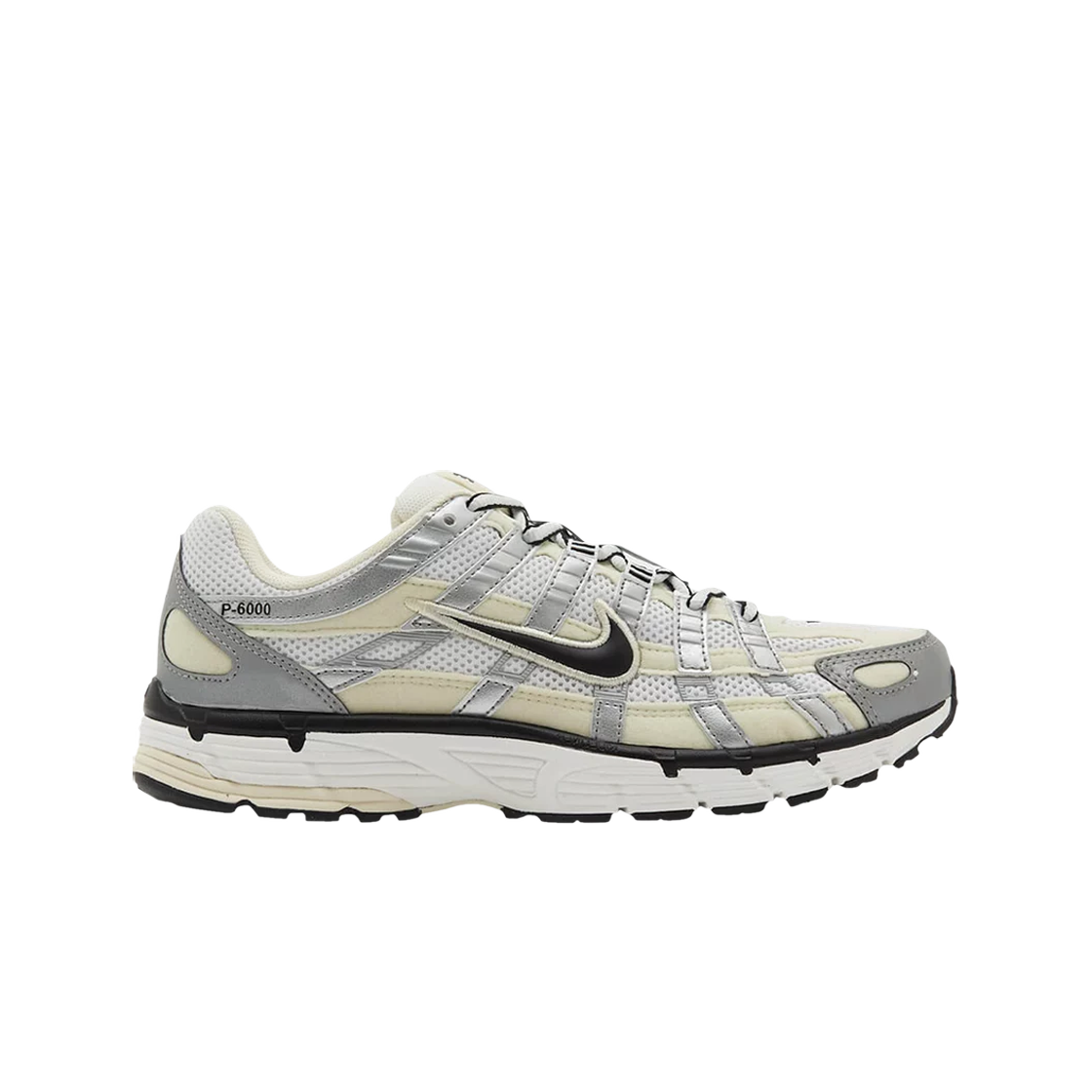 (W) 나이키 P-6000 코코넛 밀크 메탈릭 실버((W) Nike P-6000 Coconut Milk Metallic Silver)
