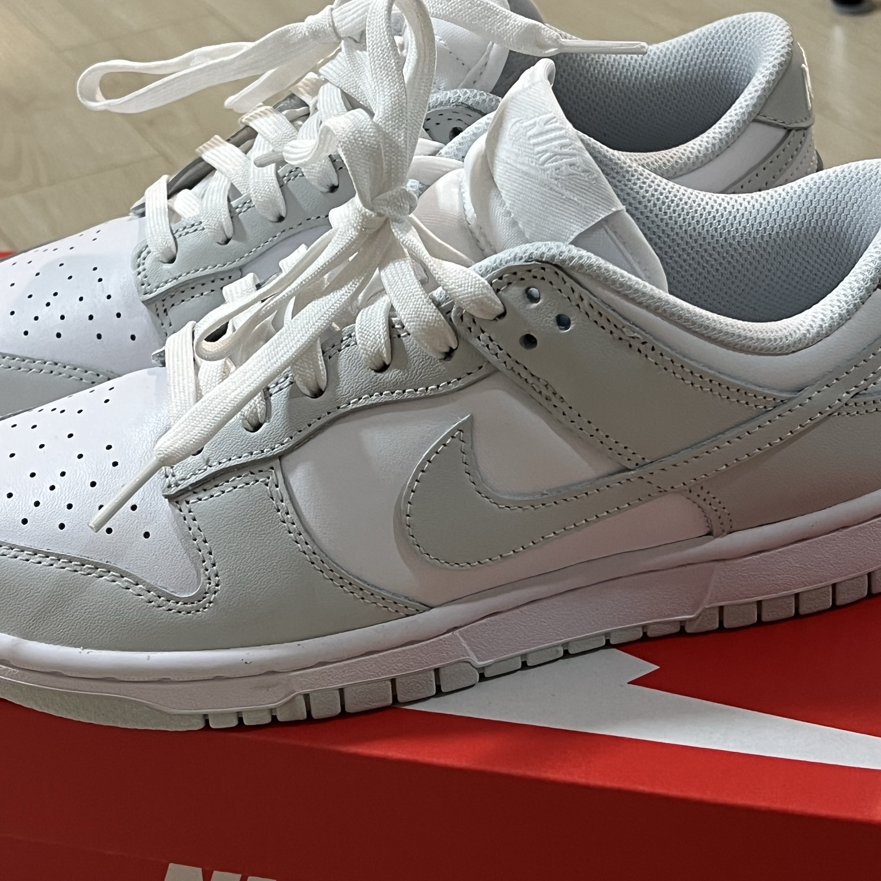 (W) Nike Dunk Low Photon Dust 착용 스타일 - 2