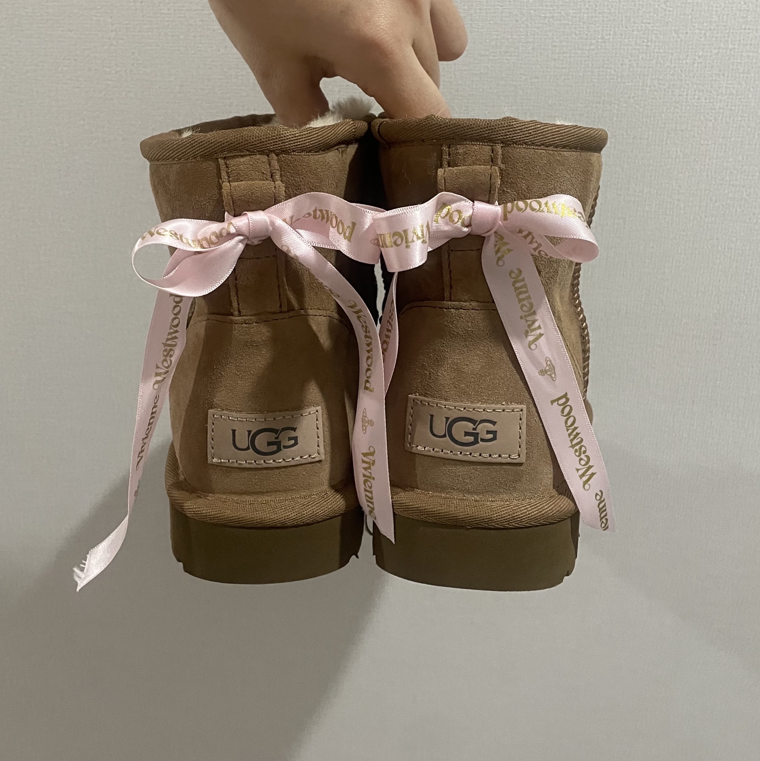 (W) UGG Classic Mini II Boots Chestnut 착용 스타일