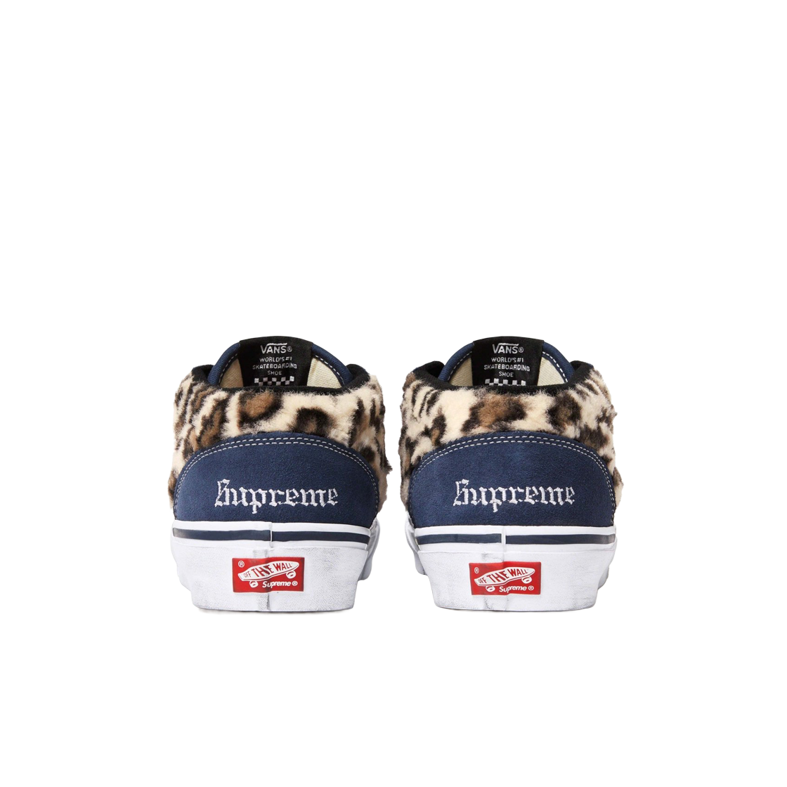 반스 x 슈프림 레오파드 하프 캡 네이비(Vans x Supreme Leopard Half Cab Navy) - 3