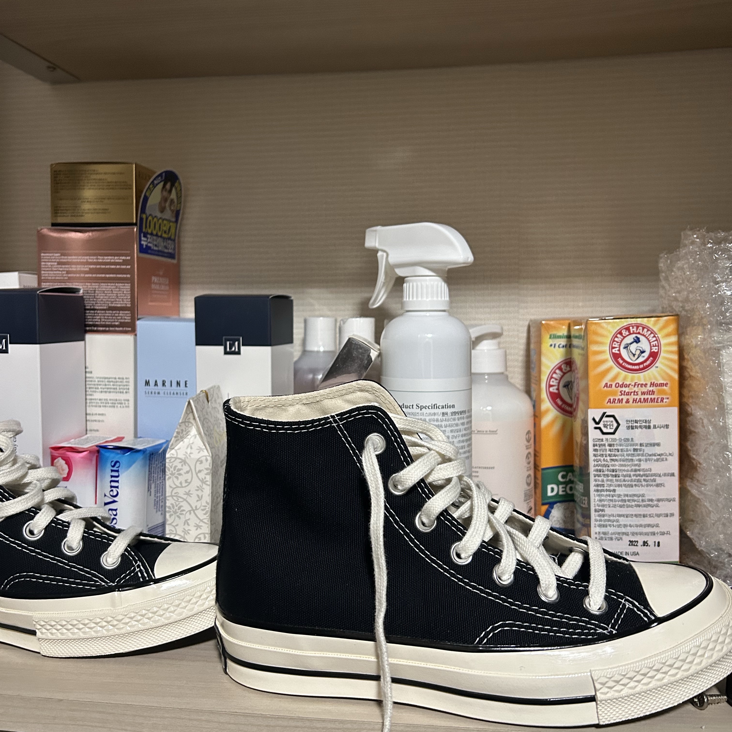 Converse Chuck 70 Hi Black 착용 스타일