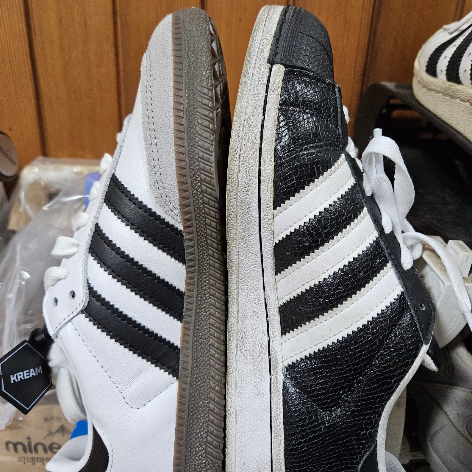 Adidas Samba OG Cloud White 착용 스타일 - 5