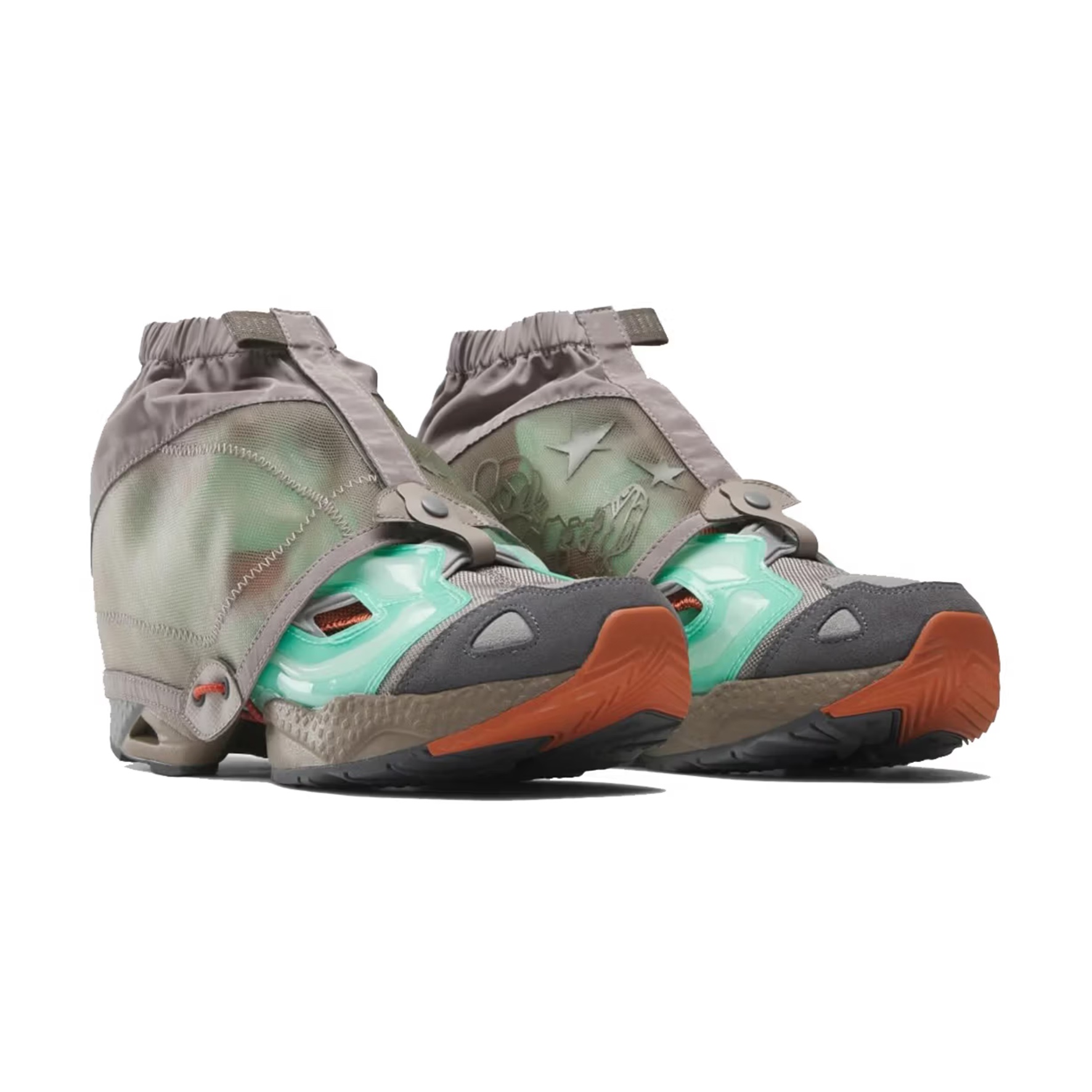 Reebok x Maison Margiela Instapump Fury Memory of Shoes Black, Reebok x Maison Margiela Instapump Fury Memory of Shoes White 착용 스타일 - 2