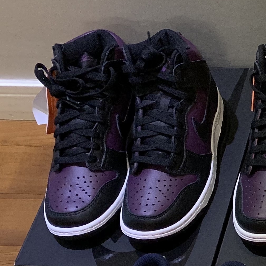Nike x Fragment Dunk High Black 착용 스타일