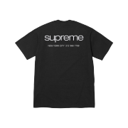 Supreme NYC T-Shirt Black - 23FW
