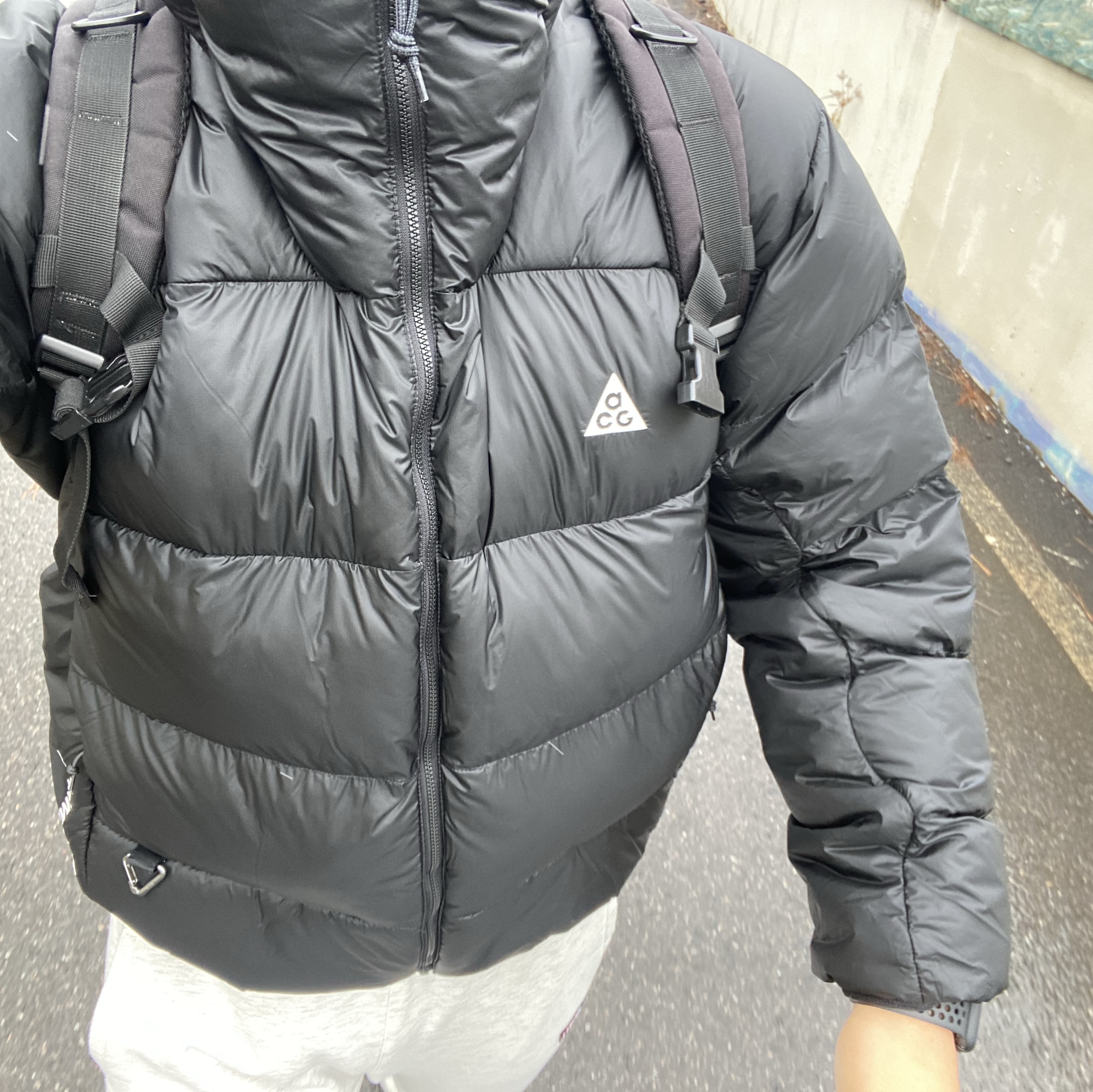 Nike ACG Therma-Fit ADV Lunar Lake Puffer Jacket Black - Asia 착용 스타일 - 1