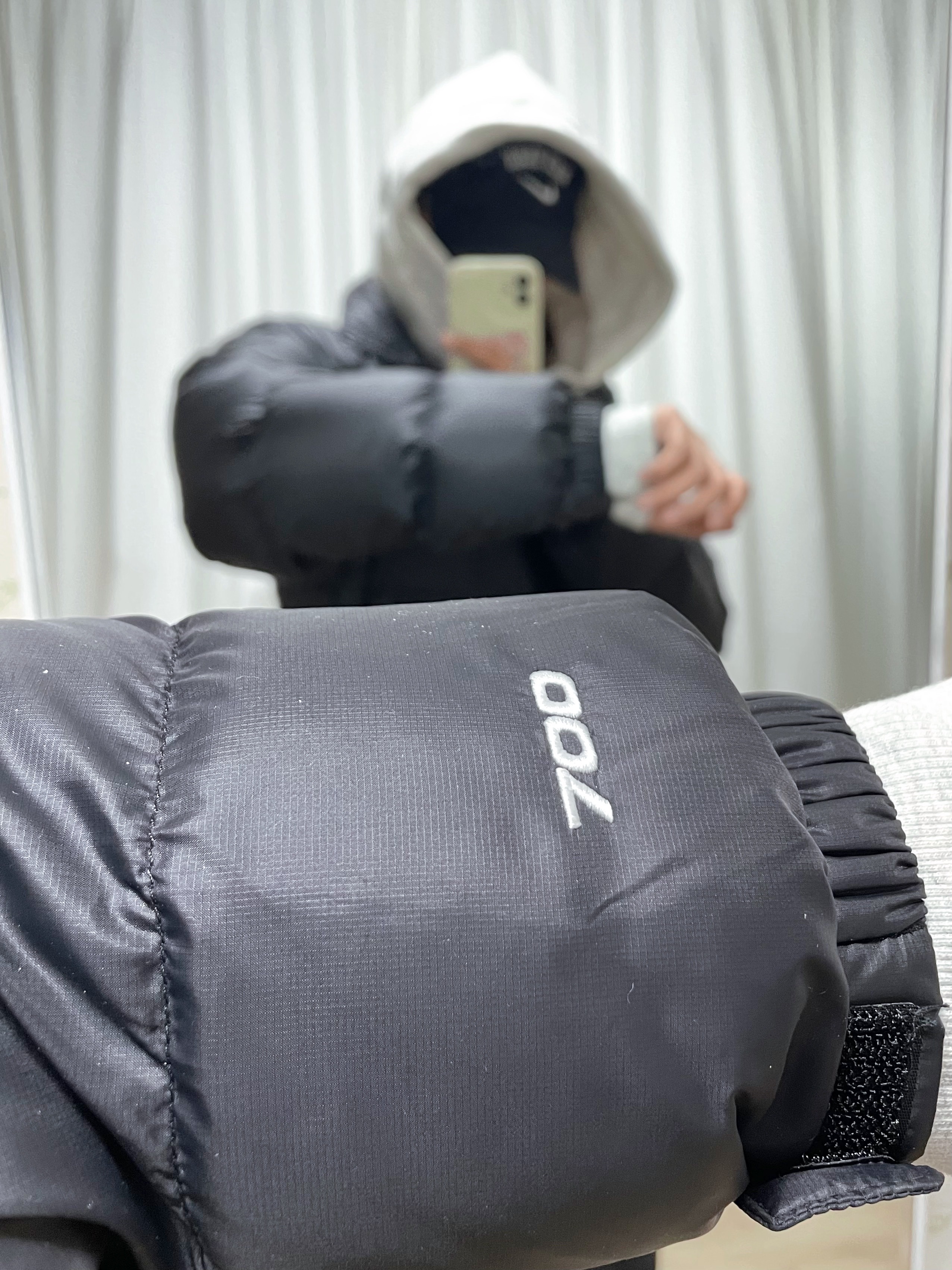 (W) The North Face Nuptse Short Jacket Black, Nike Heritage 86 Wordmark Swoosh MLB New York Yankees Adjustable Hat Navy 착용 스타일 - 5