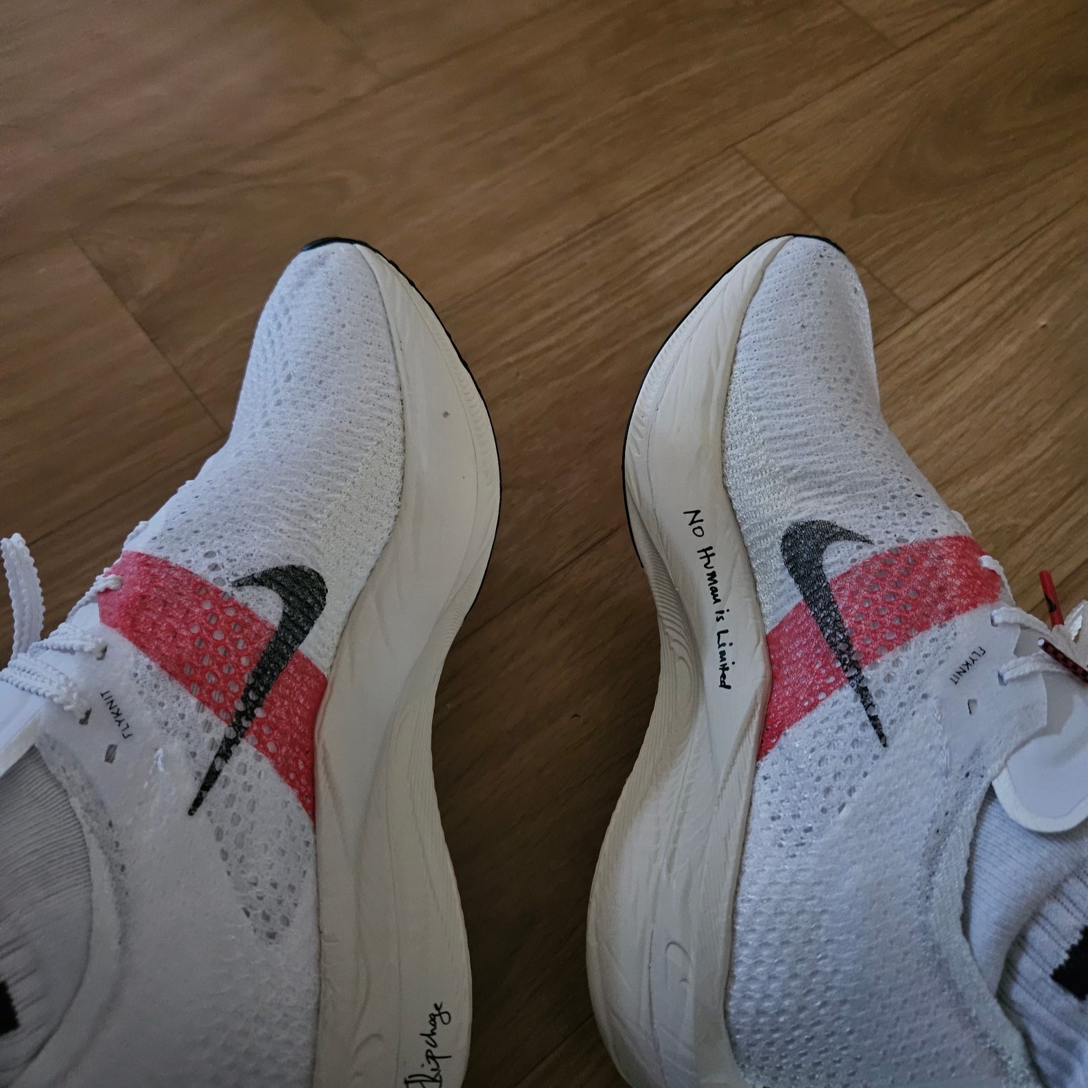 Nike ZoomX Vaporfly Next% 3 Eliud Kipchoge 착용 스타일