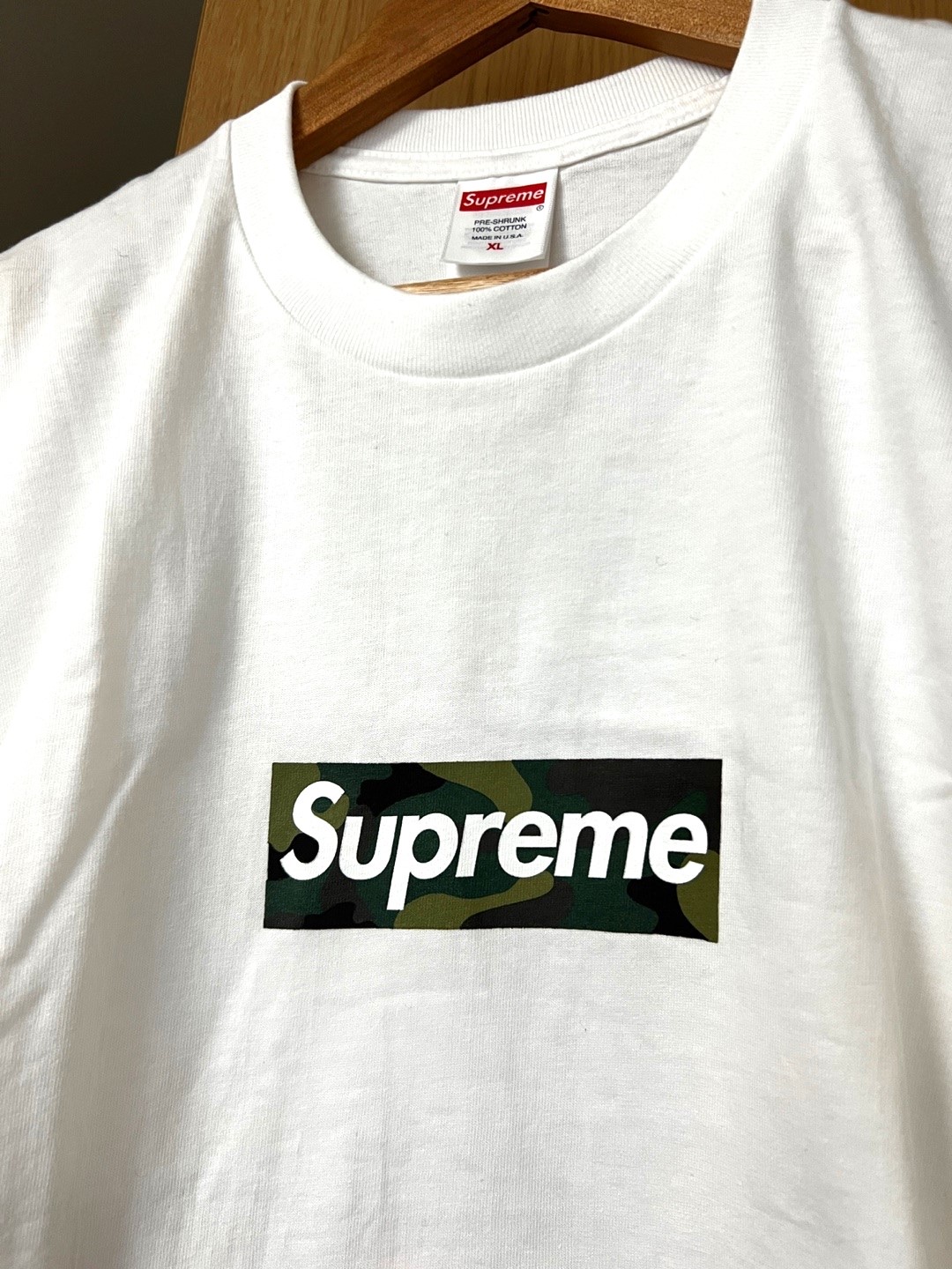 Supreme Box Logo T-Shirt White - 23FW 착용 스타일
