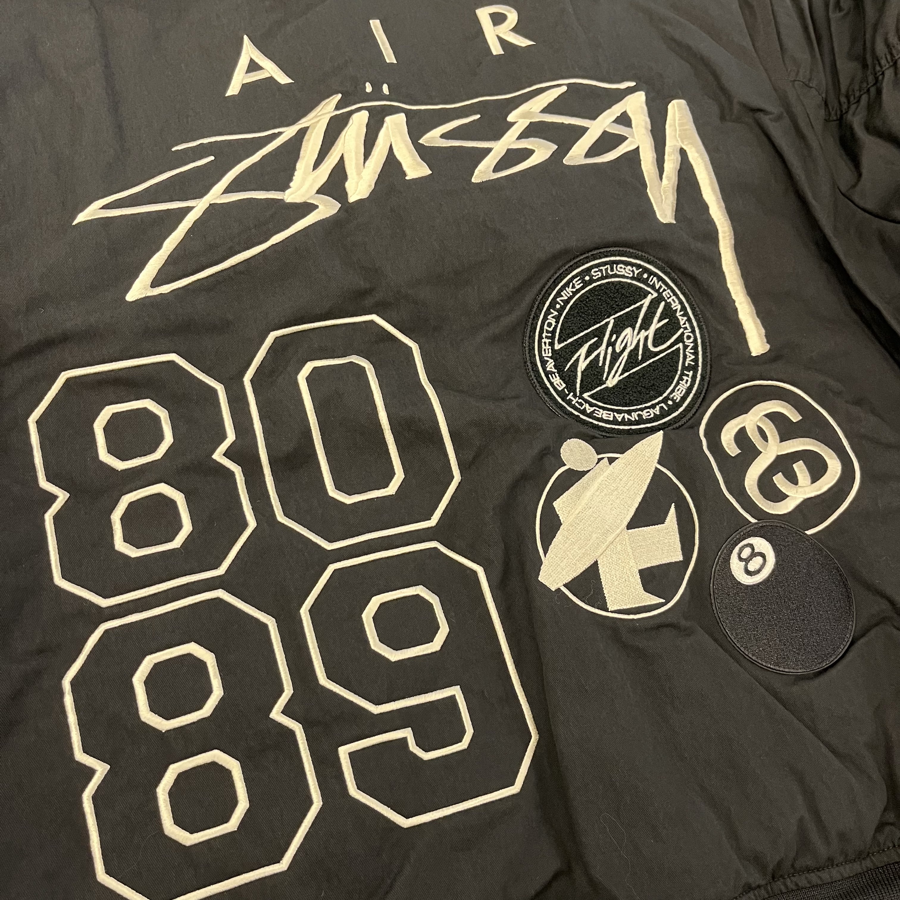 Nike x Stussy Reversible Jacket Black (FJ9153-010) 착용 스타일