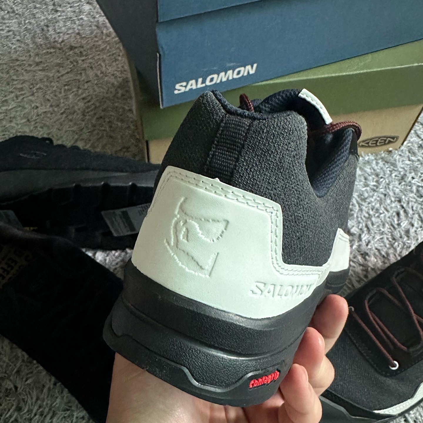 Salomon x GR10K X-Alp Esill Black Metal 착용 스타일 - 2