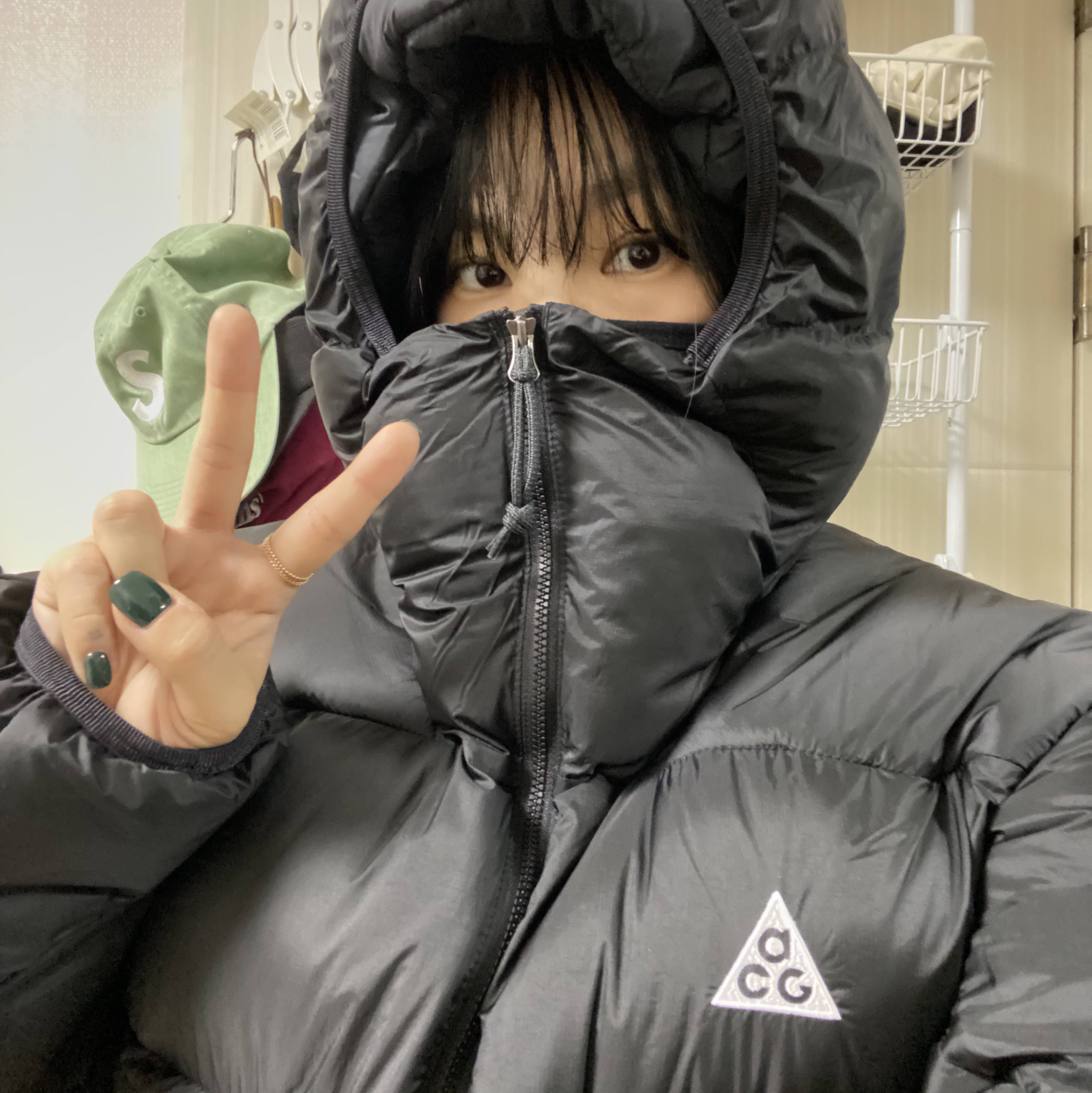 Nike ACG Therma-Fit ADV Lunar Lake Puffer Jacket Black - Asia 착용 스타일