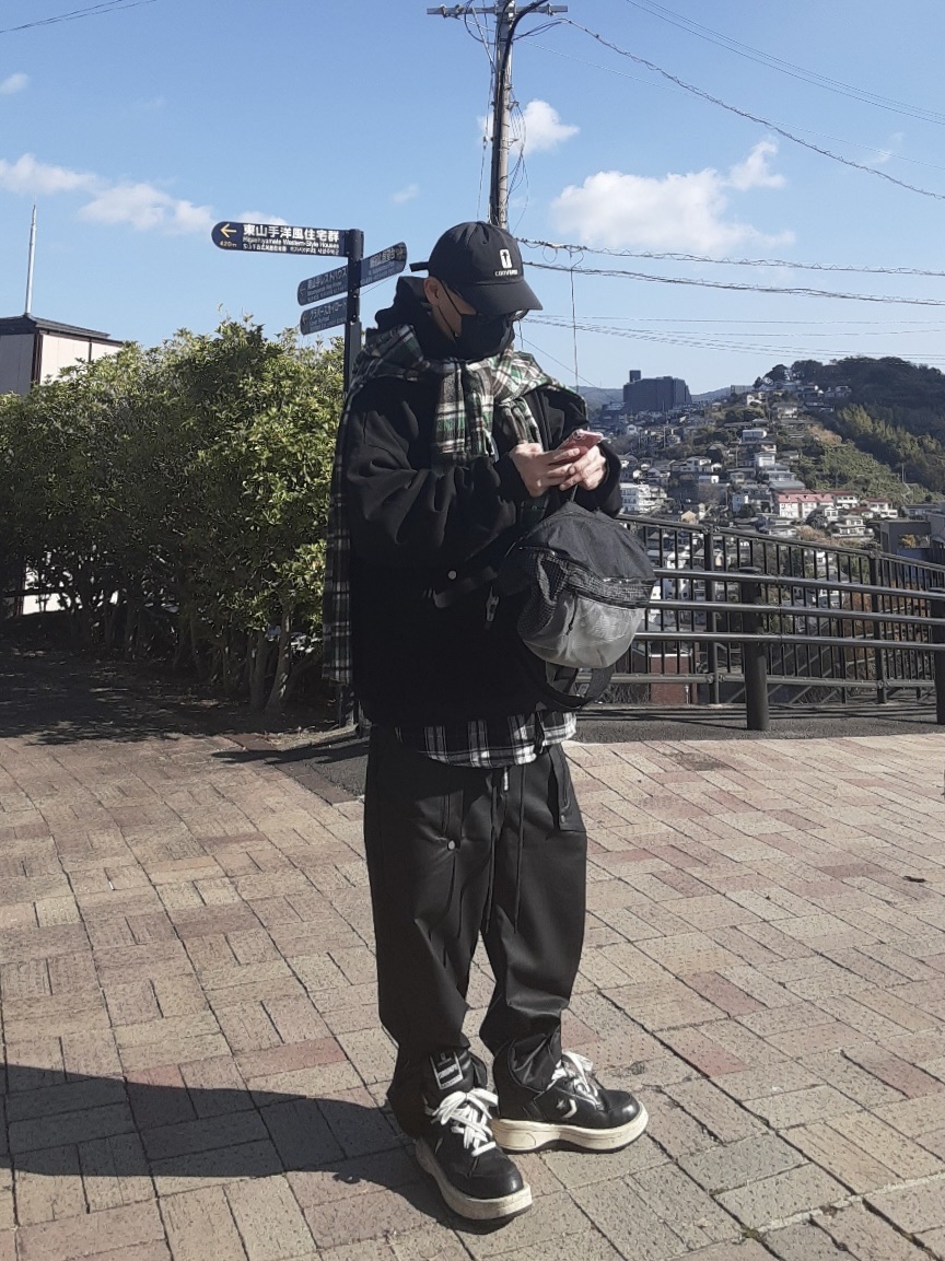 Converse x Drkshdw Turbowpn Black Cream 착용 스타일