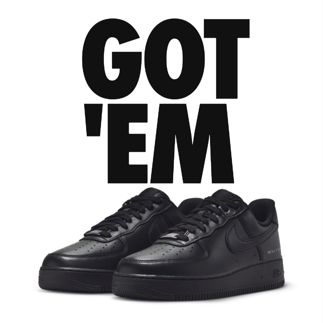 Nike x 1017 Alyx 9SM Air Force 1 Low SP Black 착용 스타일 - 3