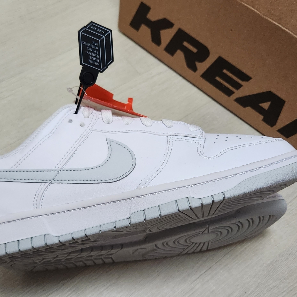 Nike Dunk Low Retro White Pure Platinum 착용 스타일 - 4