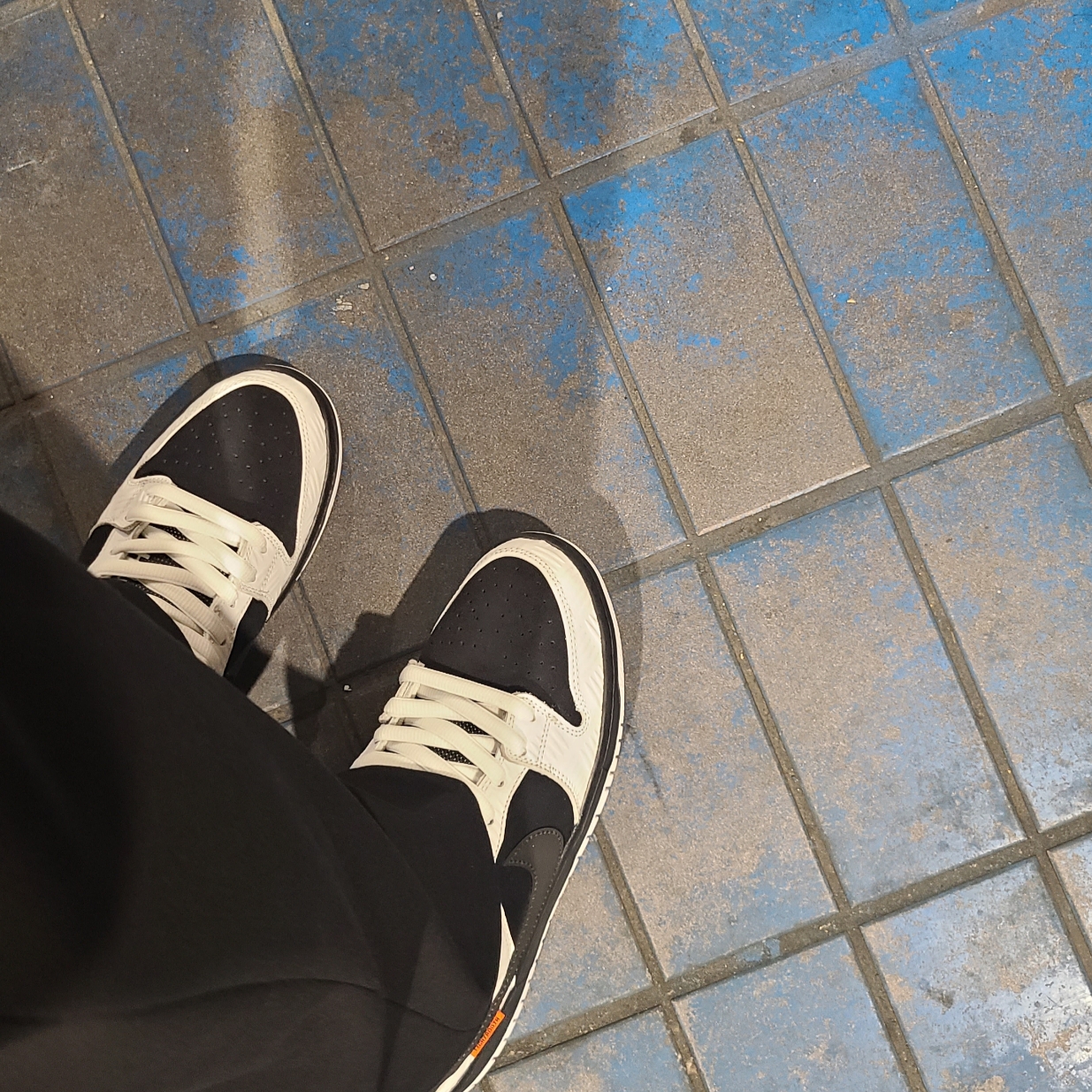 Nike x Tightbooth SB Dunk Low Pro Black and White 착용 스타일 - 2