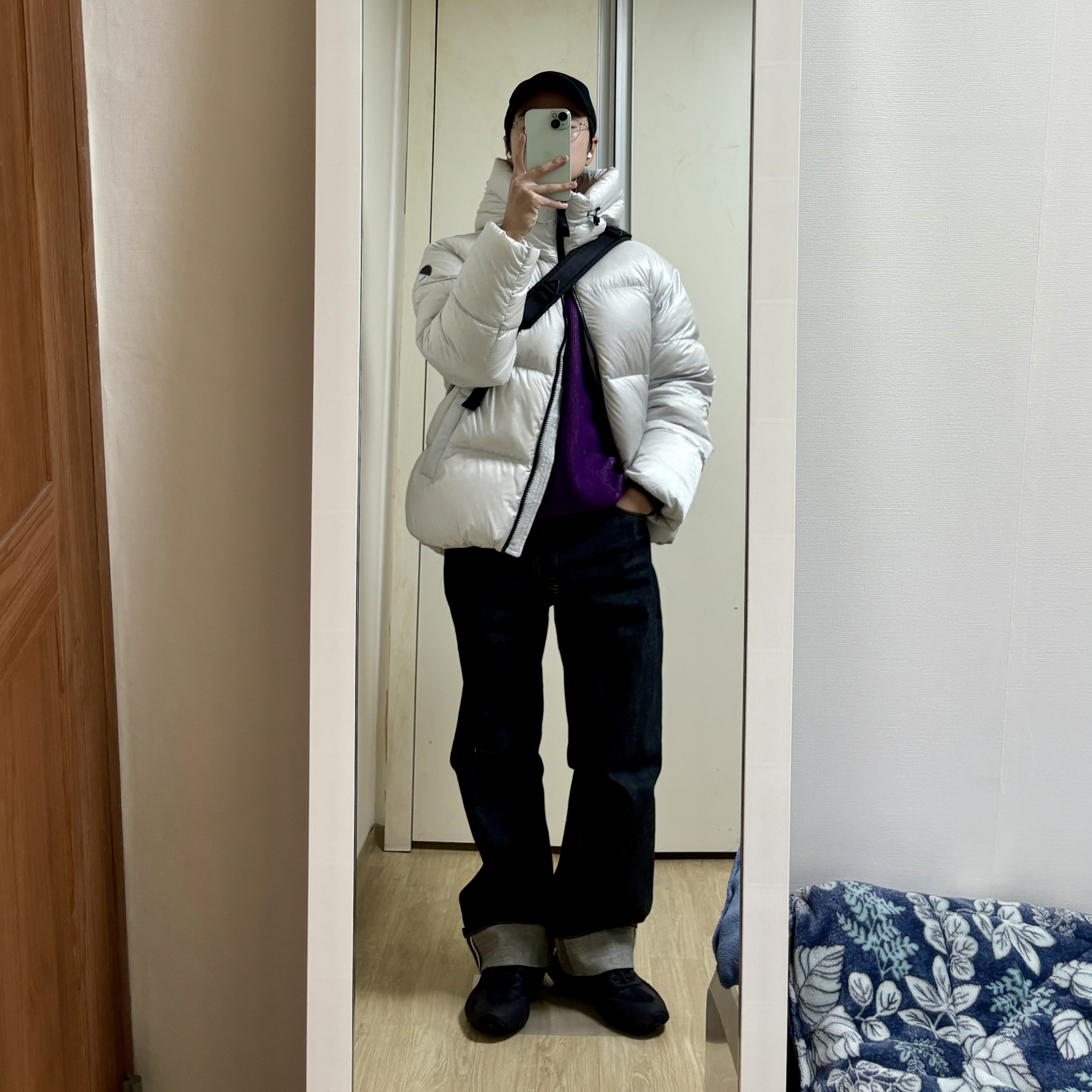 Puma Vaderon Black, Nike Heritage 86 Futura Washed Cap Black White 착용 스타일 - 1